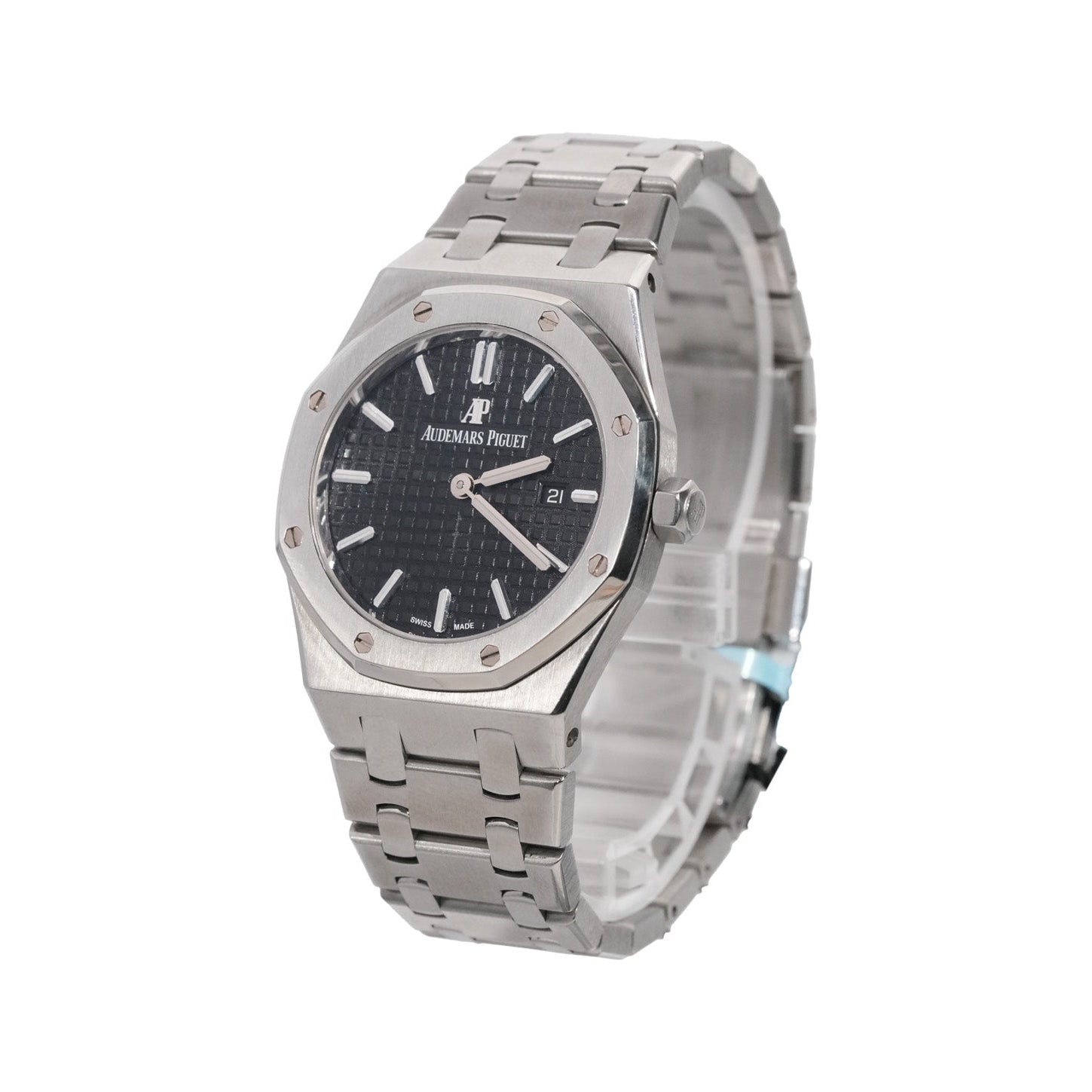 Audemars Piguet Royal Oak 33mm Stainless Steel Black Dial Ref:67650ST - Mr. Alex Jewelry