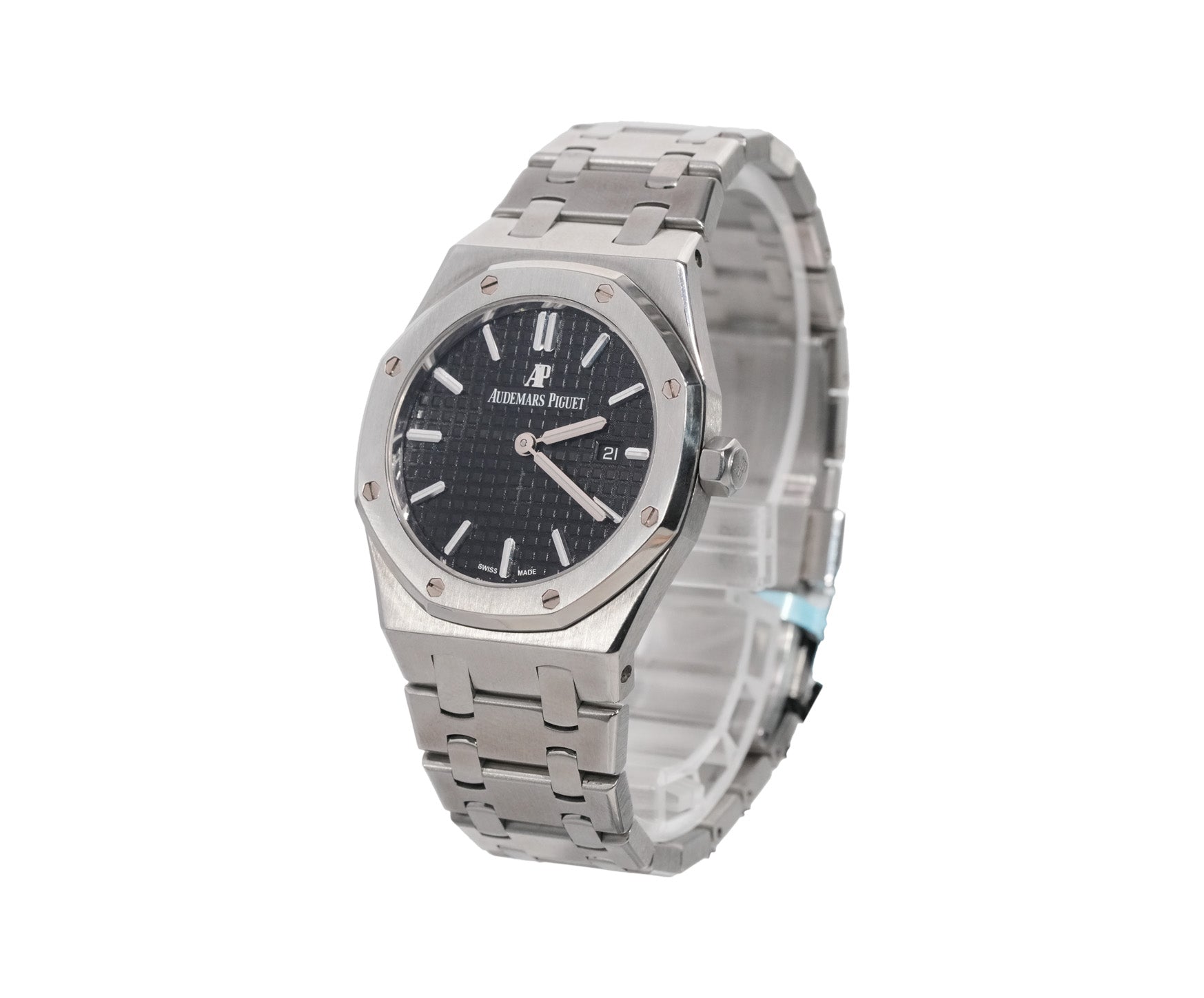 Audemars Piguet Royal Oak 33mm Stainless Steel Black Dial Ref:67650ST - Mr. Alex Jewelry