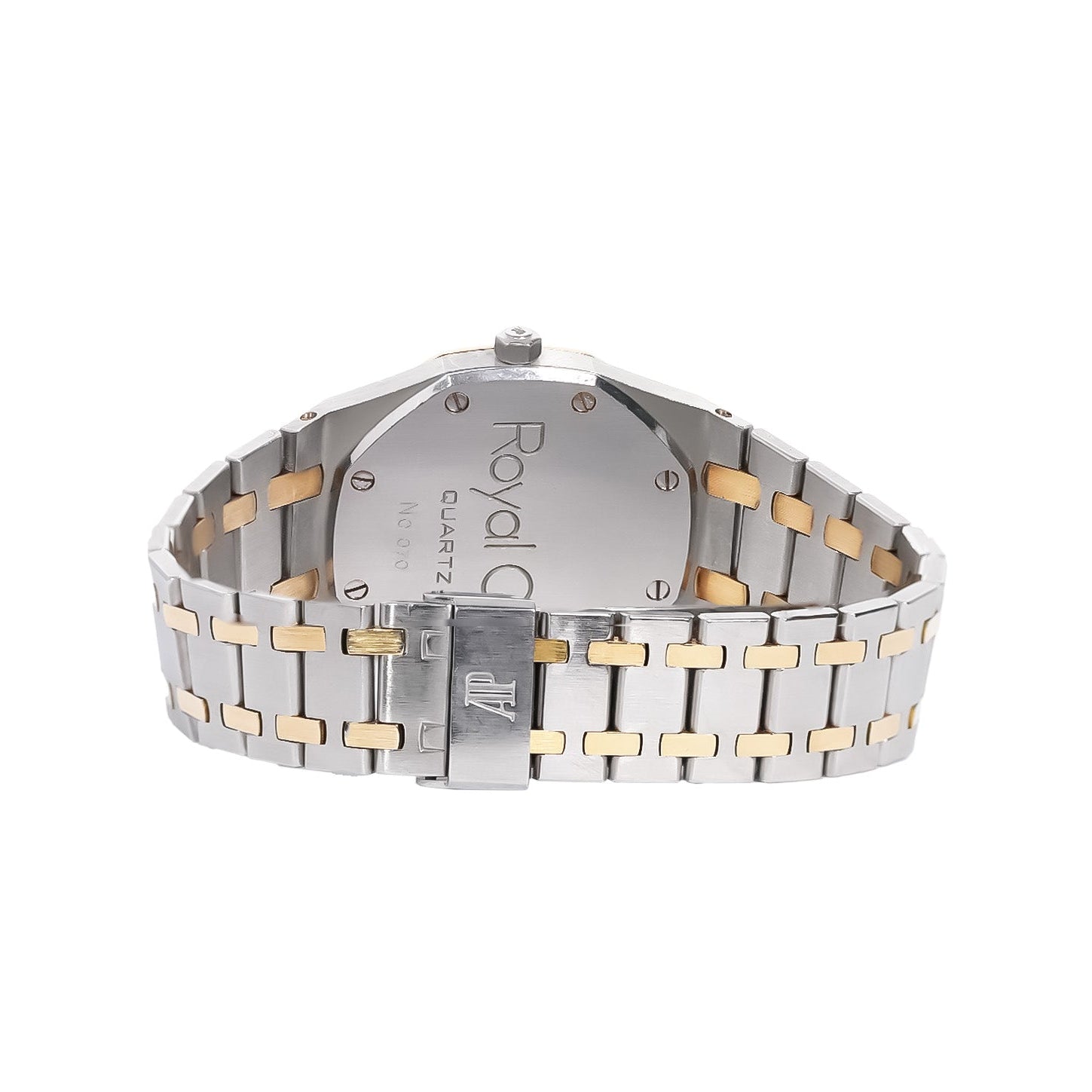Audemars Piguet Royal Oak 37mm Two - Tone Yellow Gold & Steel Black Dial Ref:14790SA - Mr. Alex Jewelry
