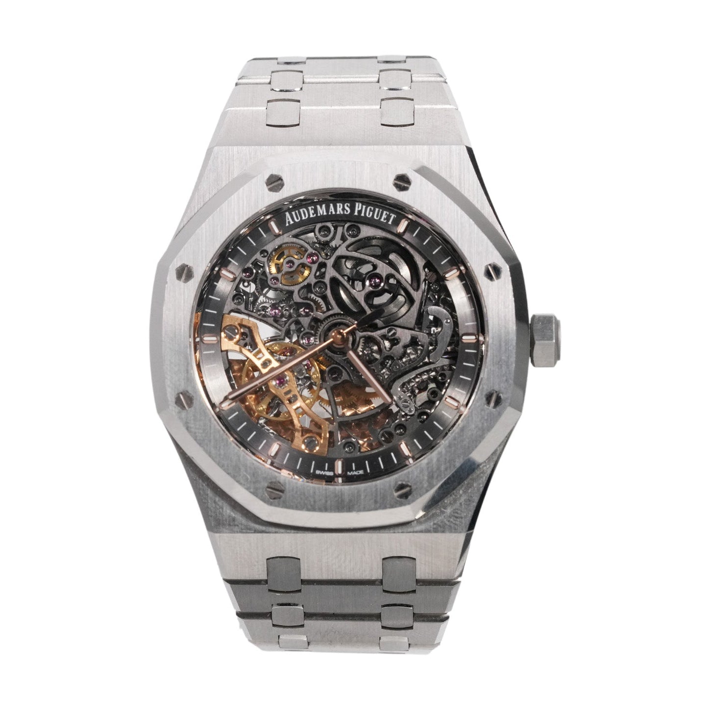 Audemars Piguet Royal Oak 41mm Skeleton Stainless Steel Ref:15407ST - Mr. Alex Jewelry