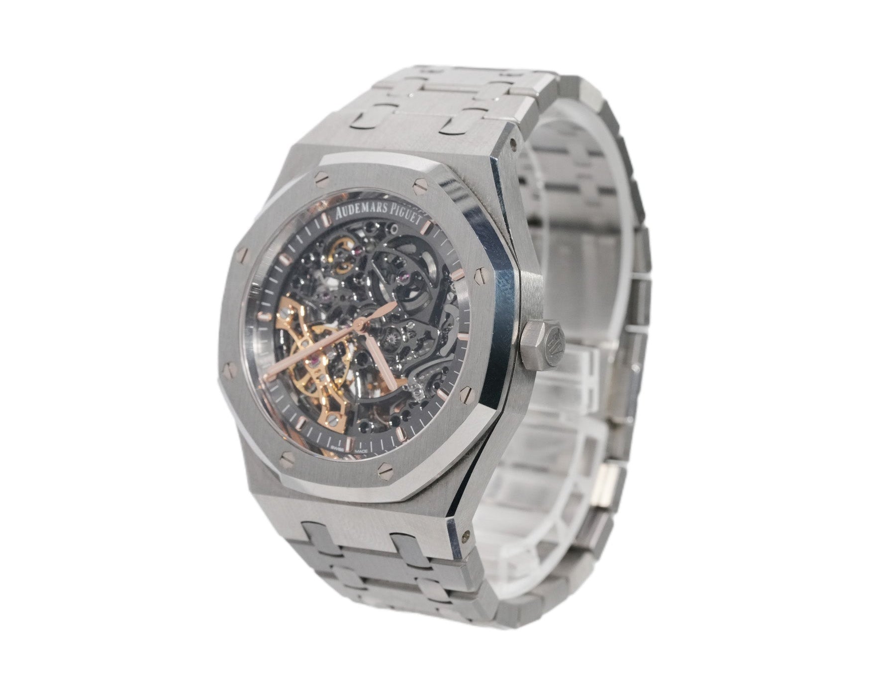 Audemars Piguet Royal Oak 41mm Skeleton Stainless Steel Ref:15407ST - Mr. Alex Jewelry