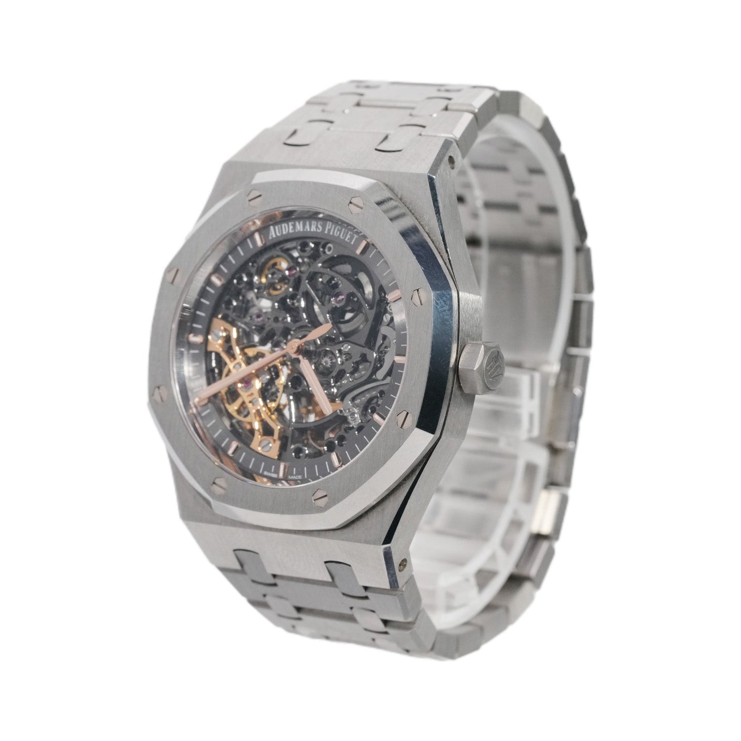 Audemars Piguet Royal Oak 41mm Skeleton Stainless Steel Ref:15407ST - Mr. Alex Jewelry