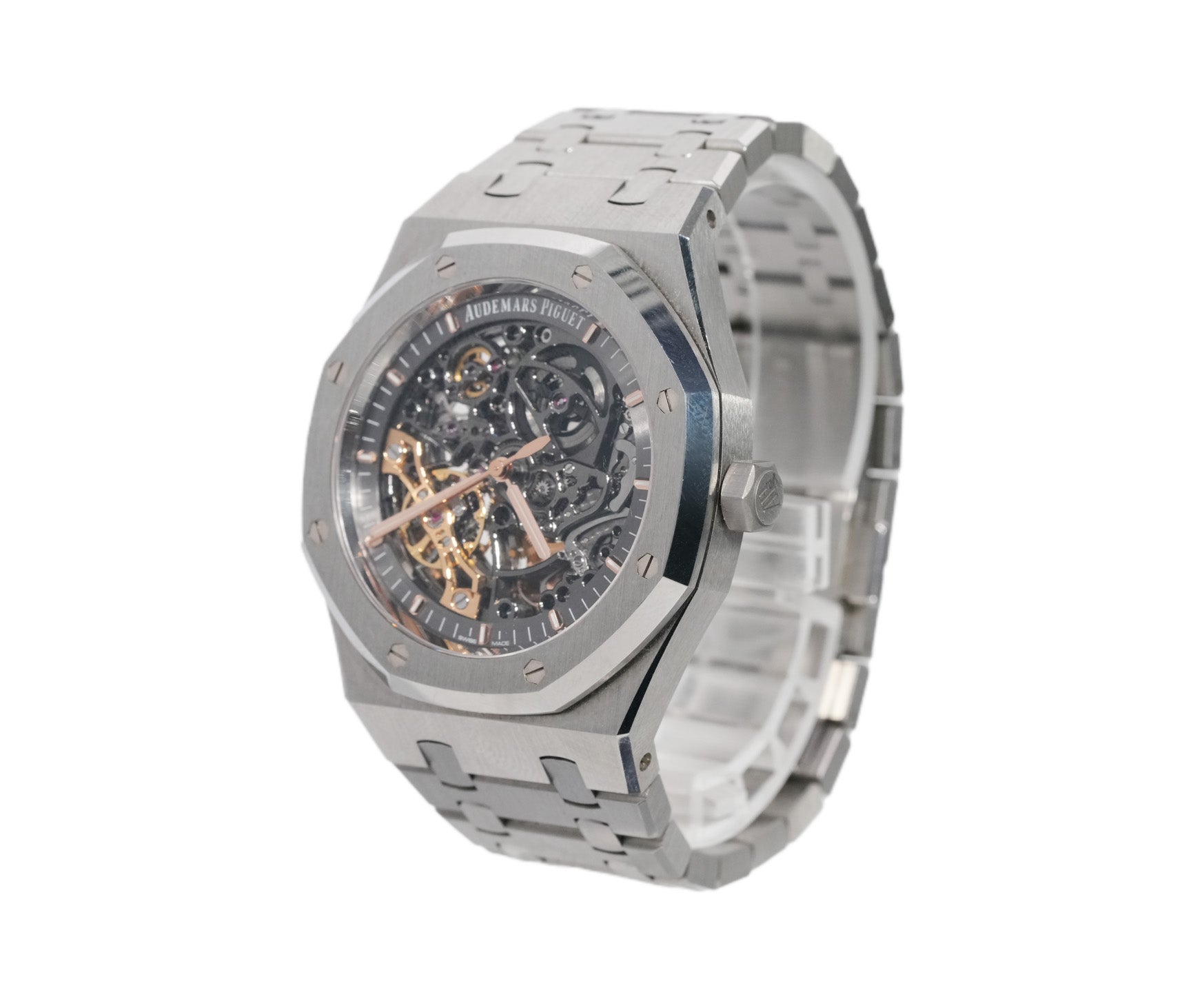 Audemars Piguet Royal Oak 41mm Skeleton Stainless Steel Ref:15407ST - Mr. Alex Jewelry