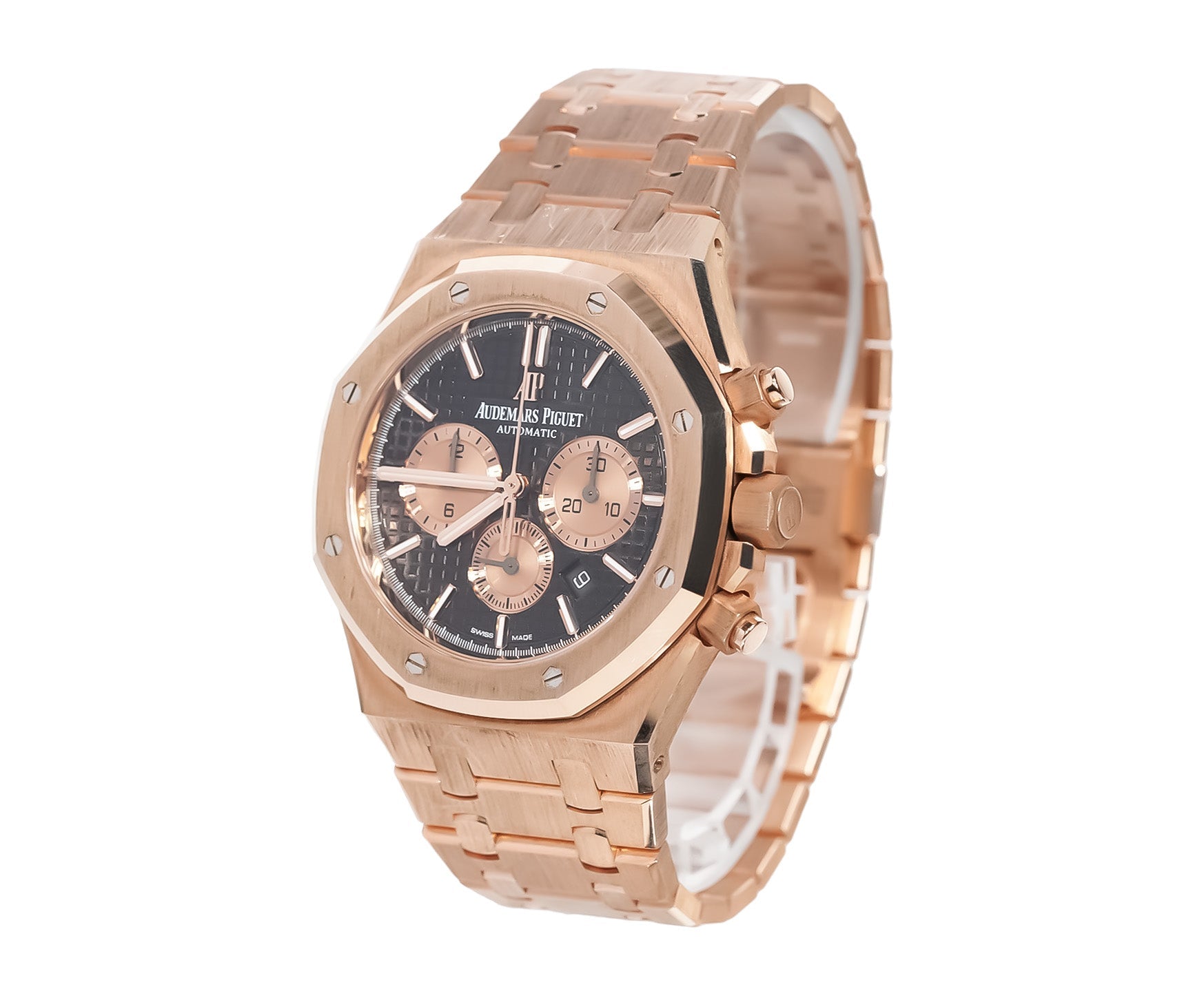 Audemars Piguet Royal Oak Chronograph 41mm Rose Gold Chocolate