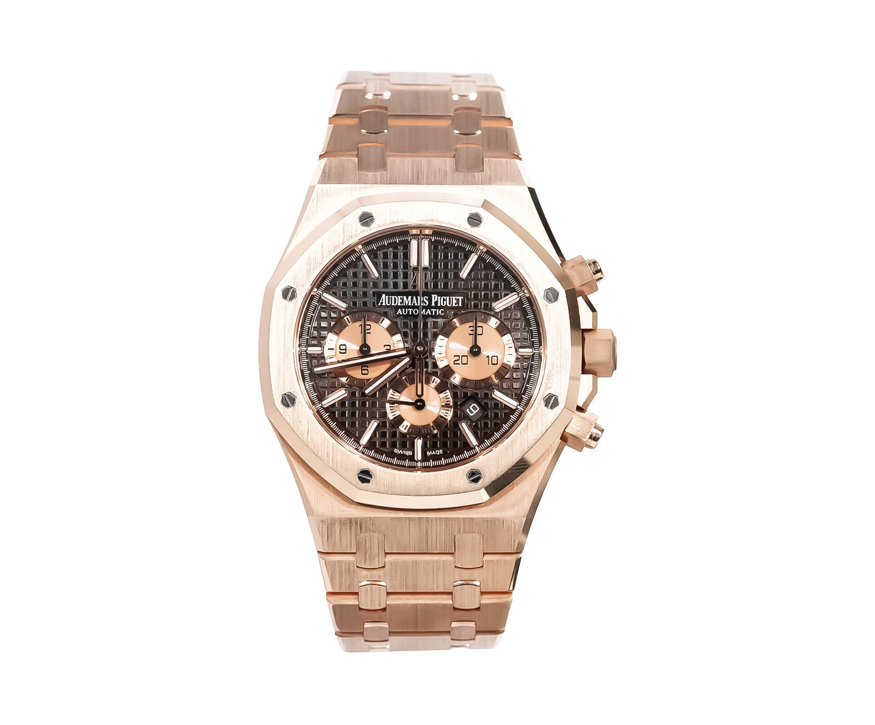 Audemars Piguet Royal Oak Chronograph 41mm Rose Gold Chocolate