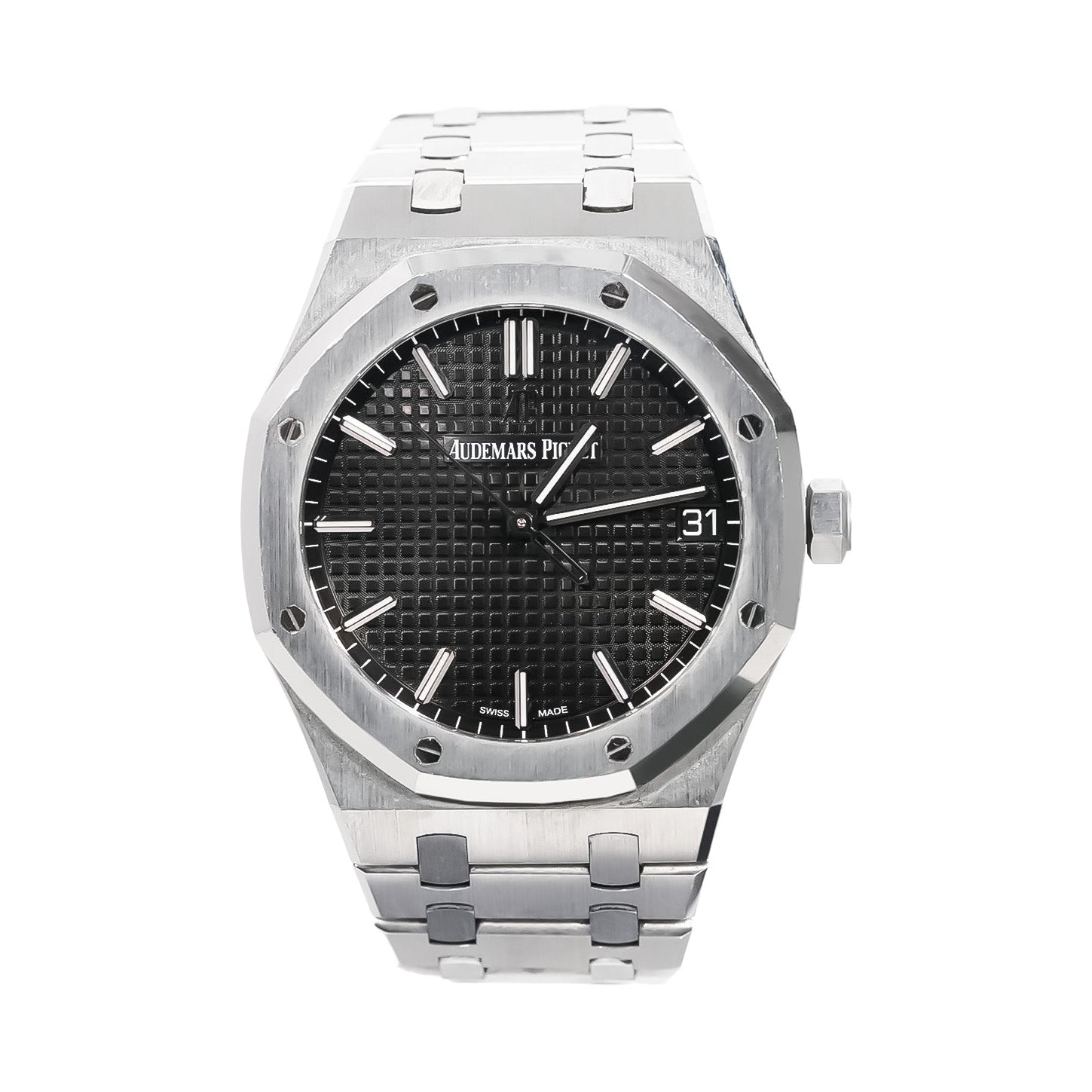 Audemars Piguet Royal Oak Selfwinding 41mm Stainless Steel Black Dial Ref:15500 - Mr. Alex Jewelry