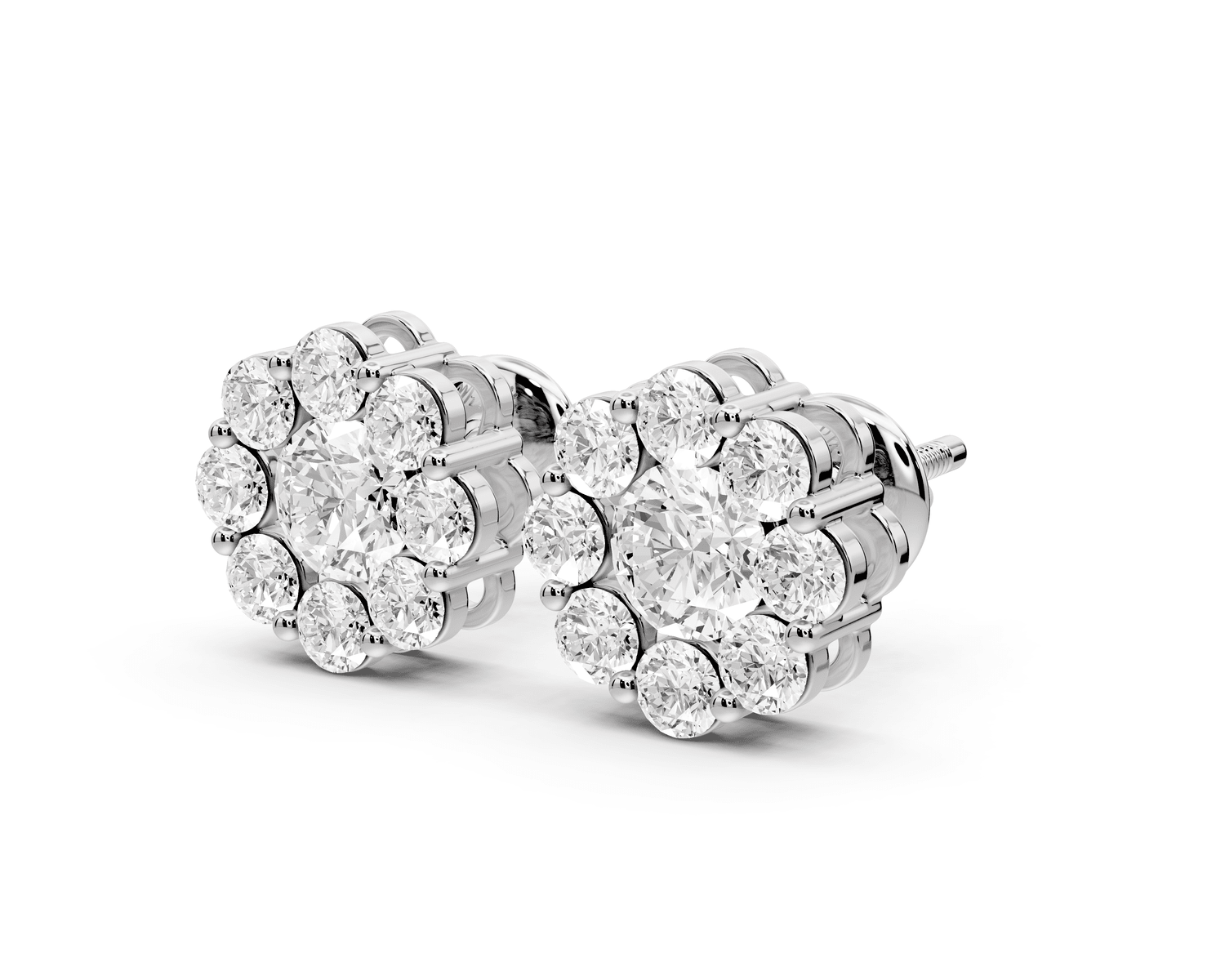 Audrey Earrings White Gold - Mr. Alex Jewelry