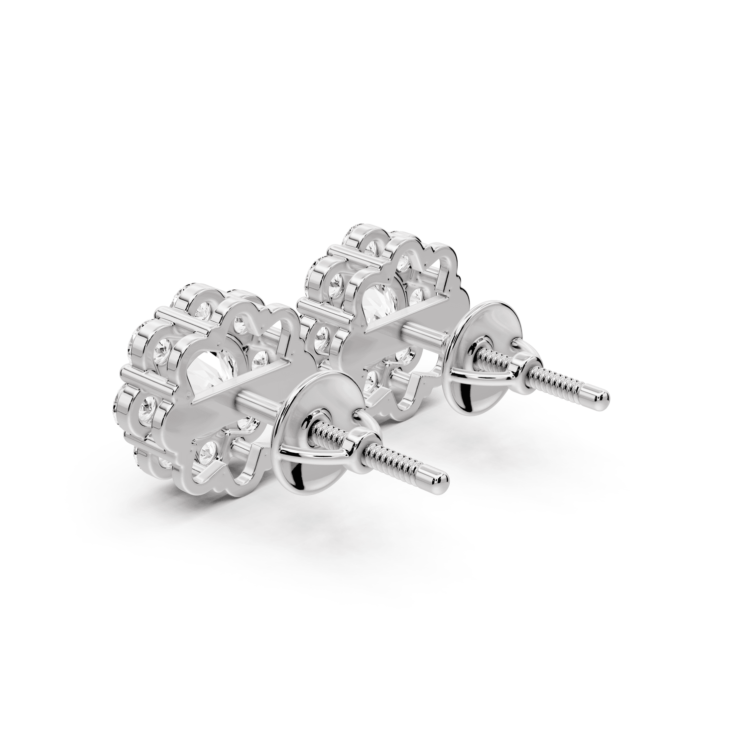 Audrey Earrings White Gold - Mr. Alex Jewelry