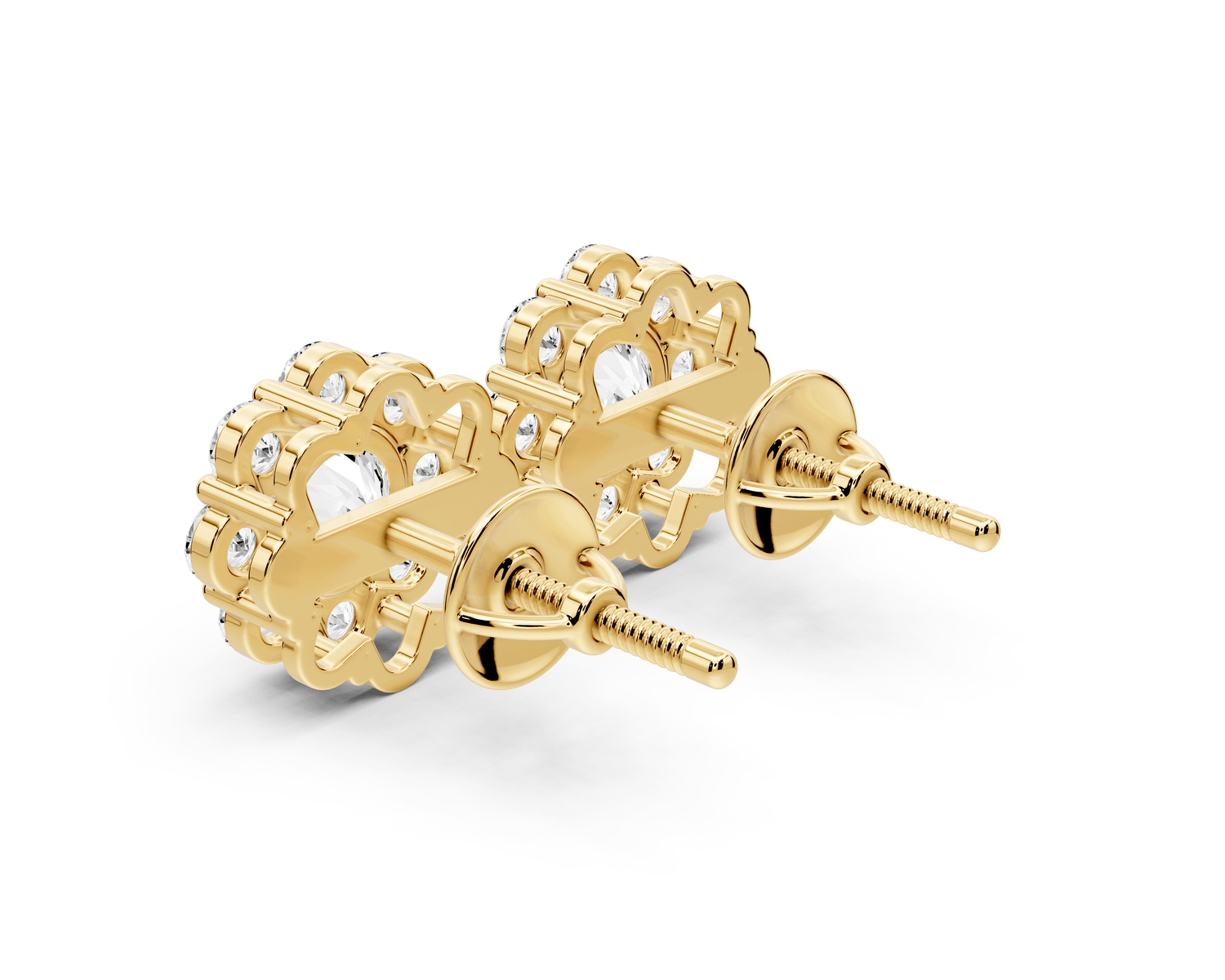 Audrey Earrings Yellow Gold - Mr. Alex Jewelry