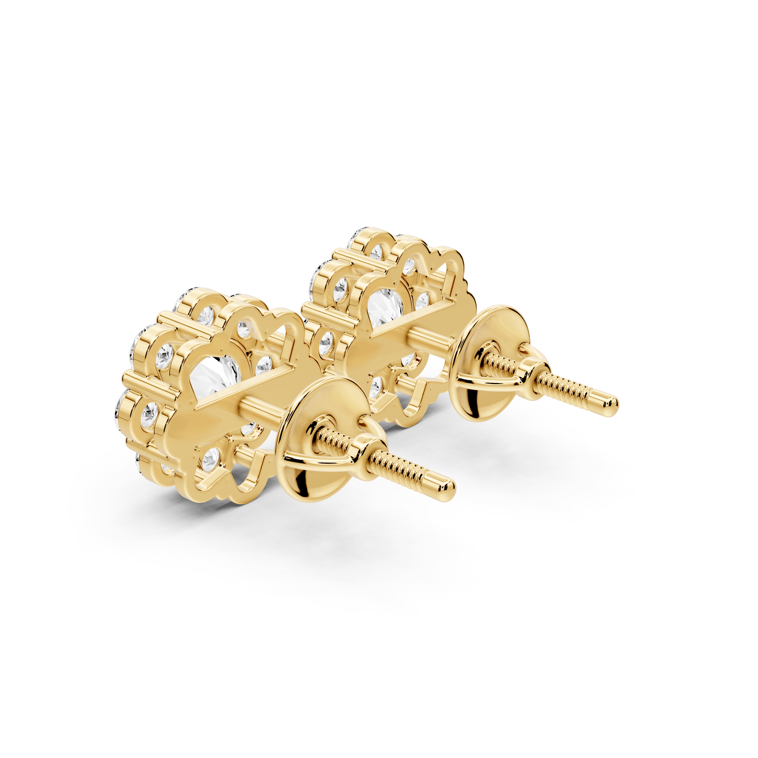 Audrey Earrings Yellow Gold - Mr. Alex Jewelry