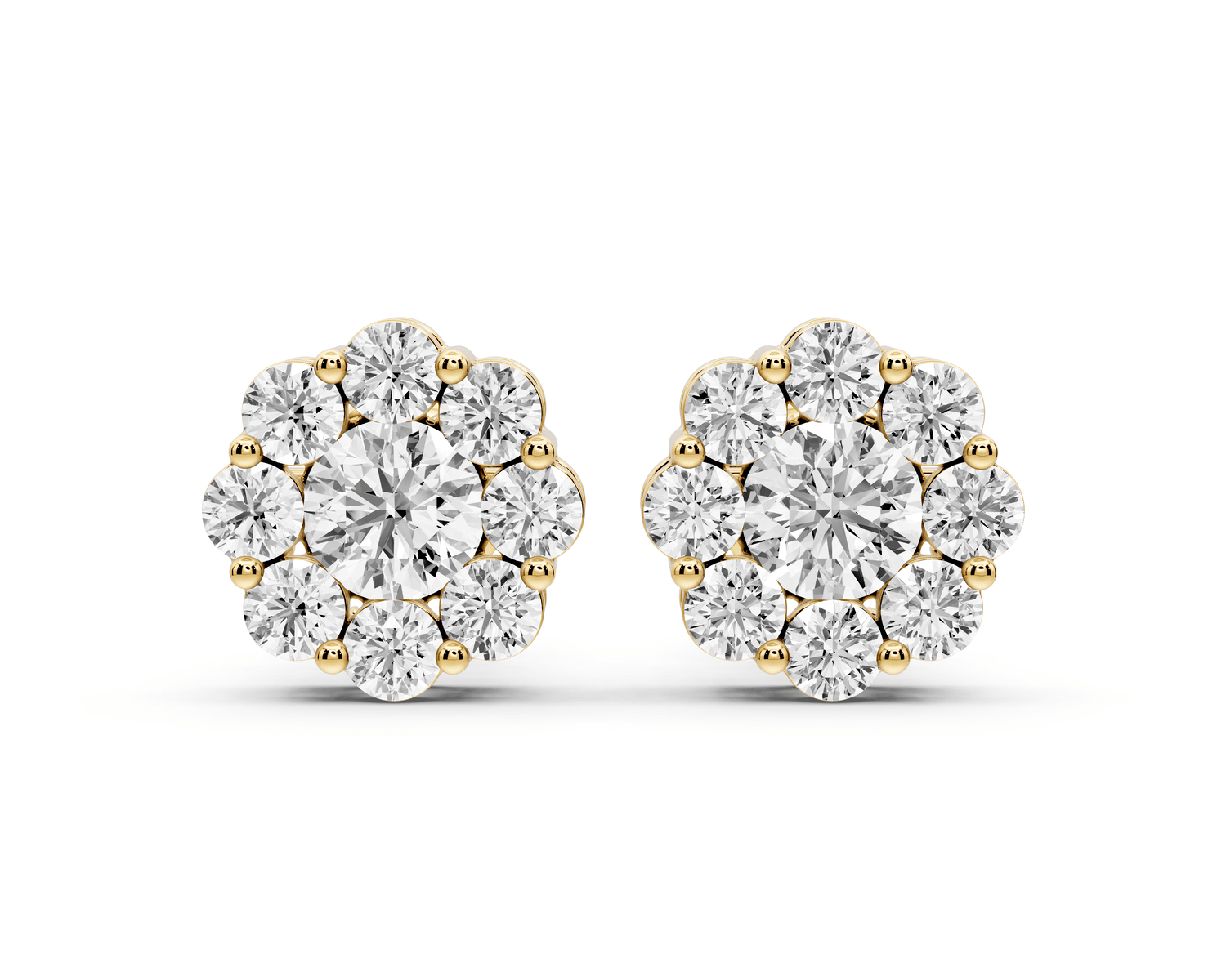 Audrey Earrings Yellow Gold - Mr. Alex Jewelry