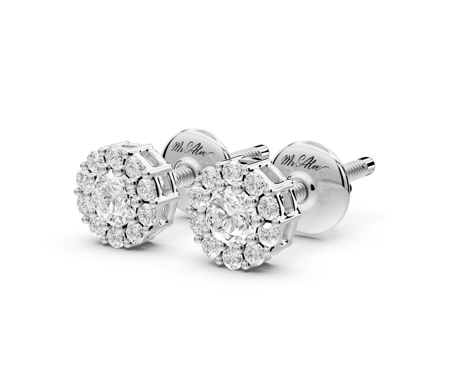 Blaire Earrings White Gold - Mr. Alex Jewelry