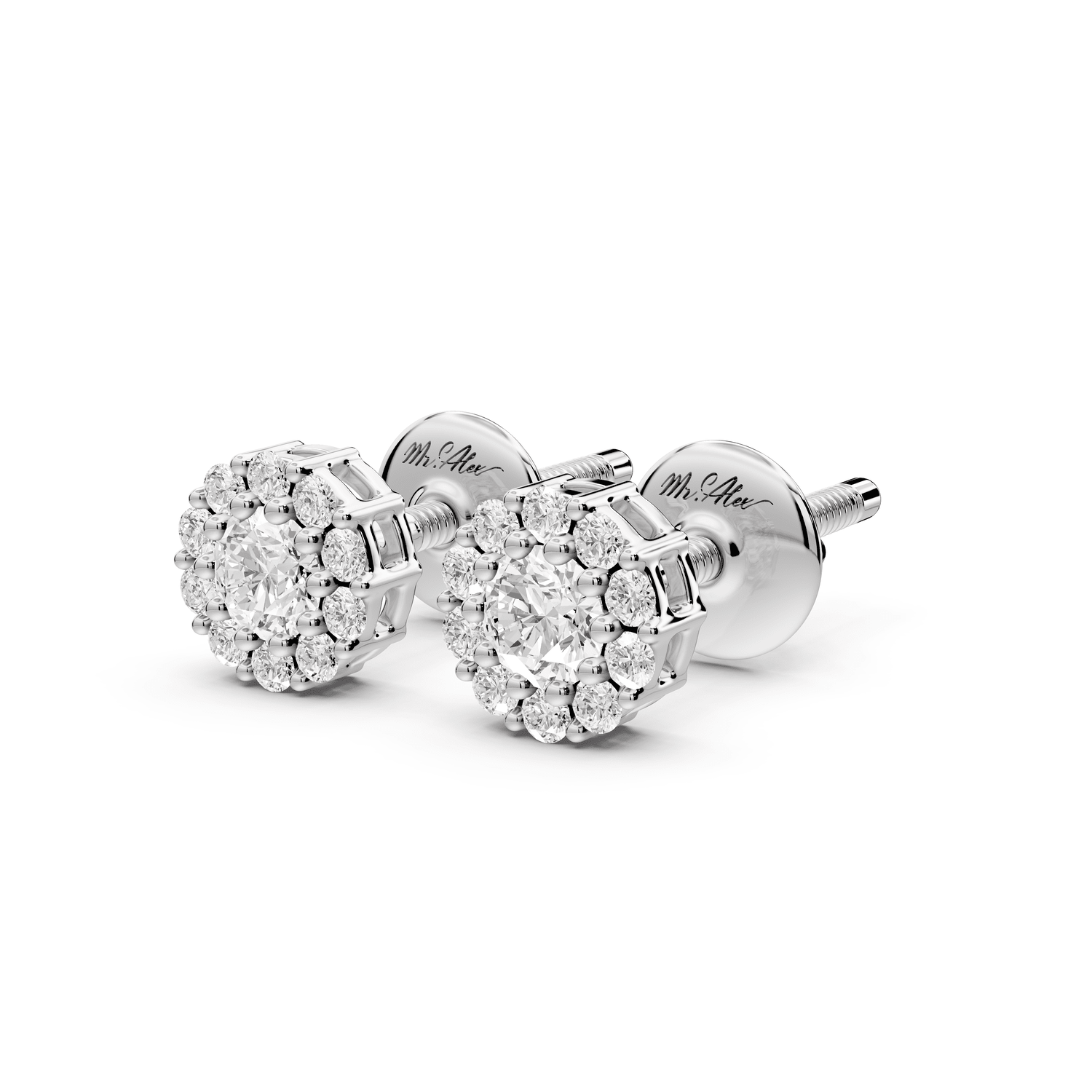 Blaire Earrings White Gold - Mr. Alex Jewelry