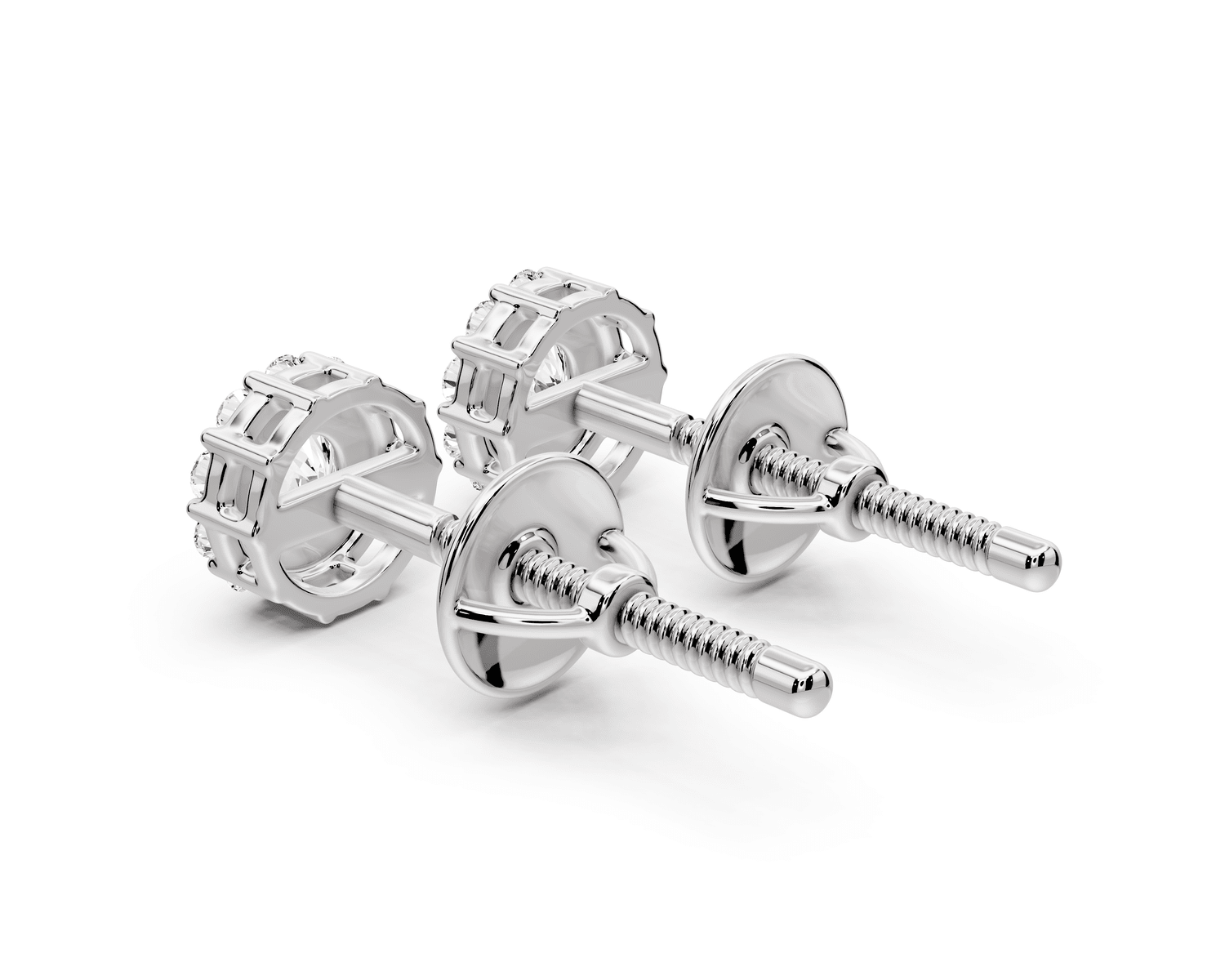 Blaire Earrings White Gold - Mr. Alex Jewelry