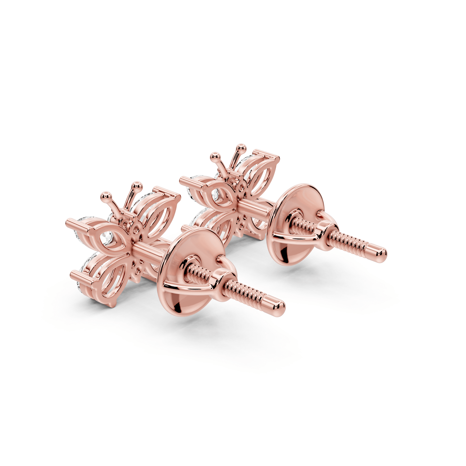 Celine Earrings Rose Gold - Mr. Alex Jewelry