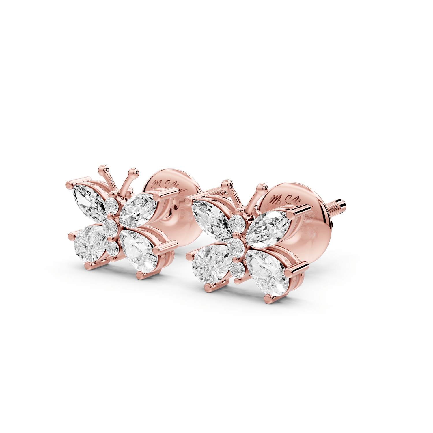 Celine Earrings Rose Gold - Mr. Alex Jewelry