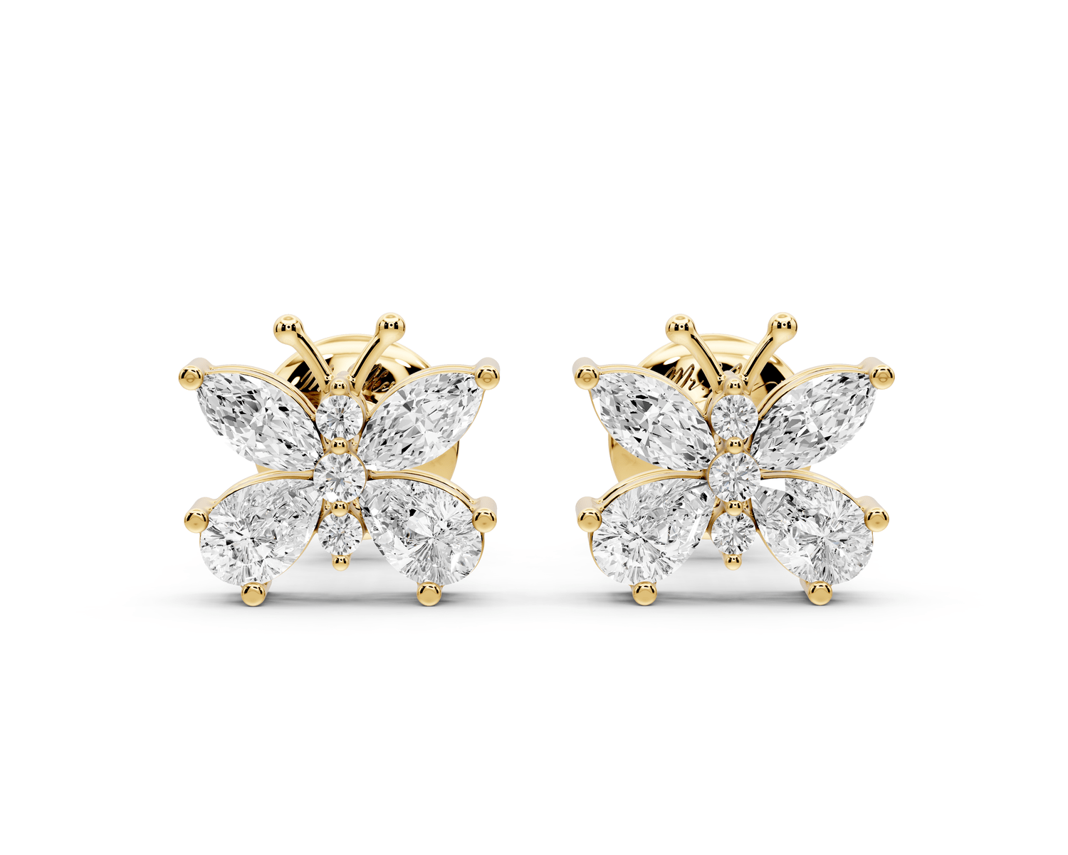 Celine Earrings Yellow Gold - Mr. Alex Jewelry