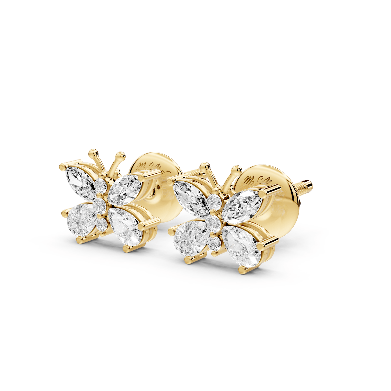Celine Earrings Yellow Gold - Mr. Alex Jewelry