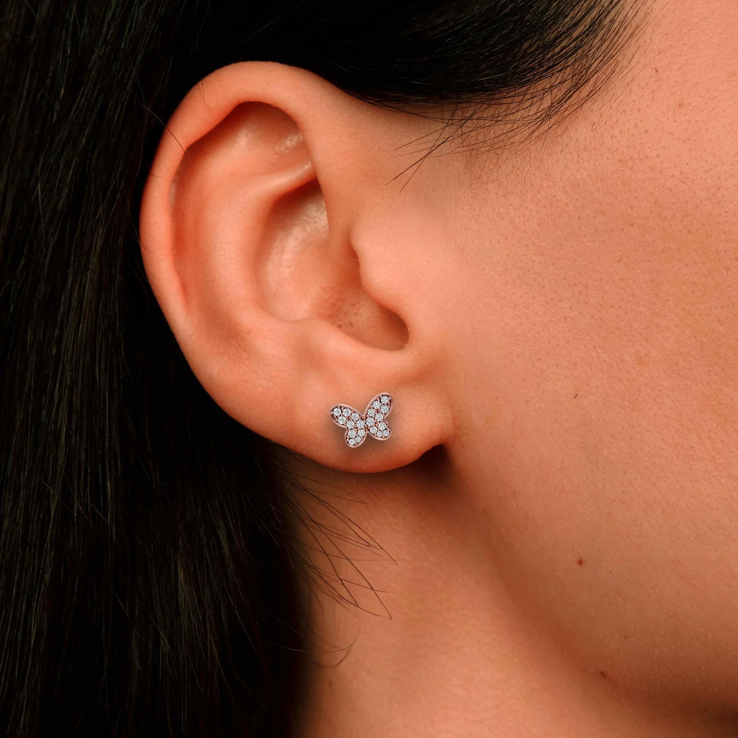 Chloe Earrings Rose Gold - Mr. Alex Jewelry