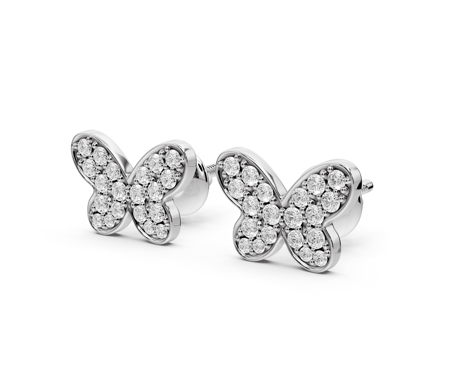Chloe Earrings White Gold - Mr. Alex Jewelry