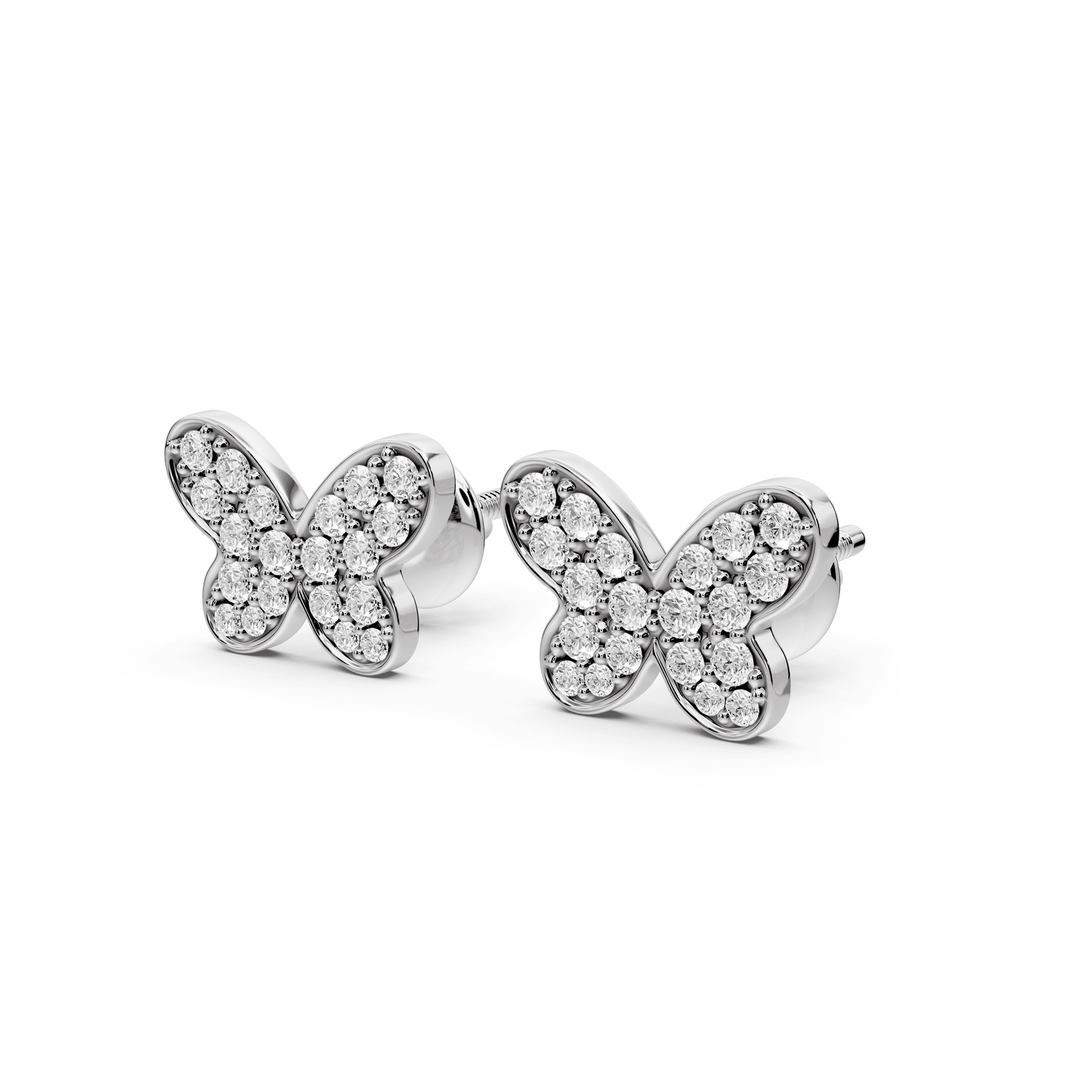 Chloe Earrings White Gold - Mr. Alex Jewelry