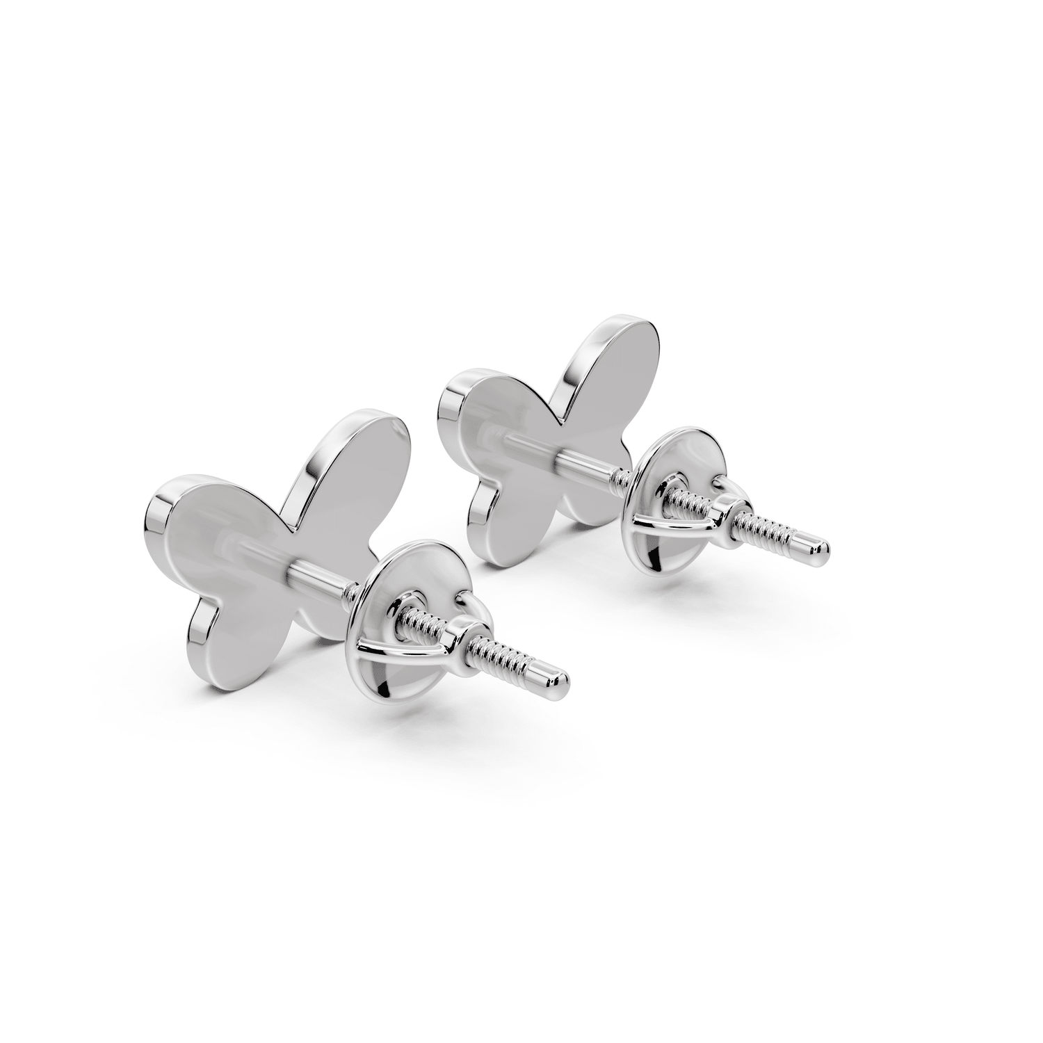 Chloe Earrings White Gold - Mr. Alex Jewelry