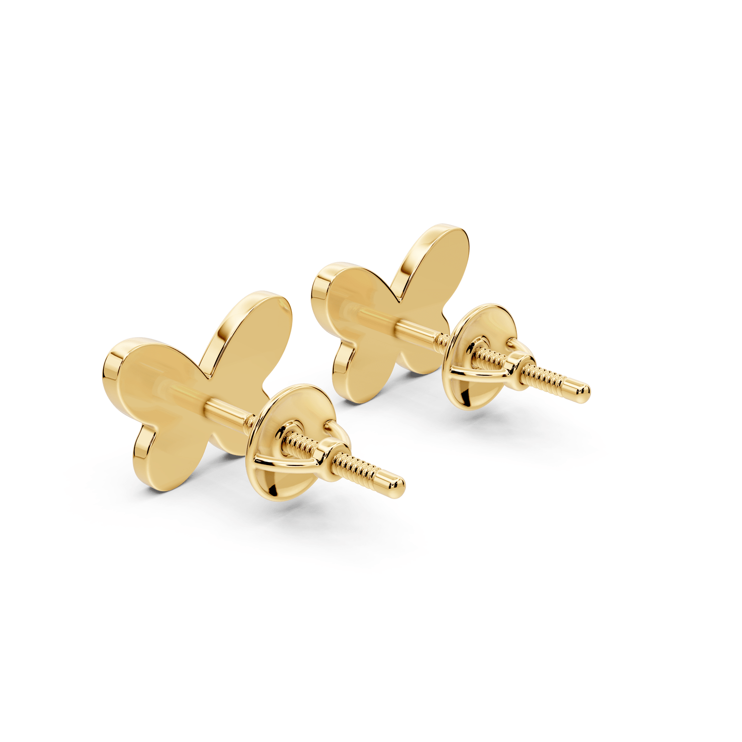 Chloe Earrings Yellow Gold - Mr. Alex Jewelry