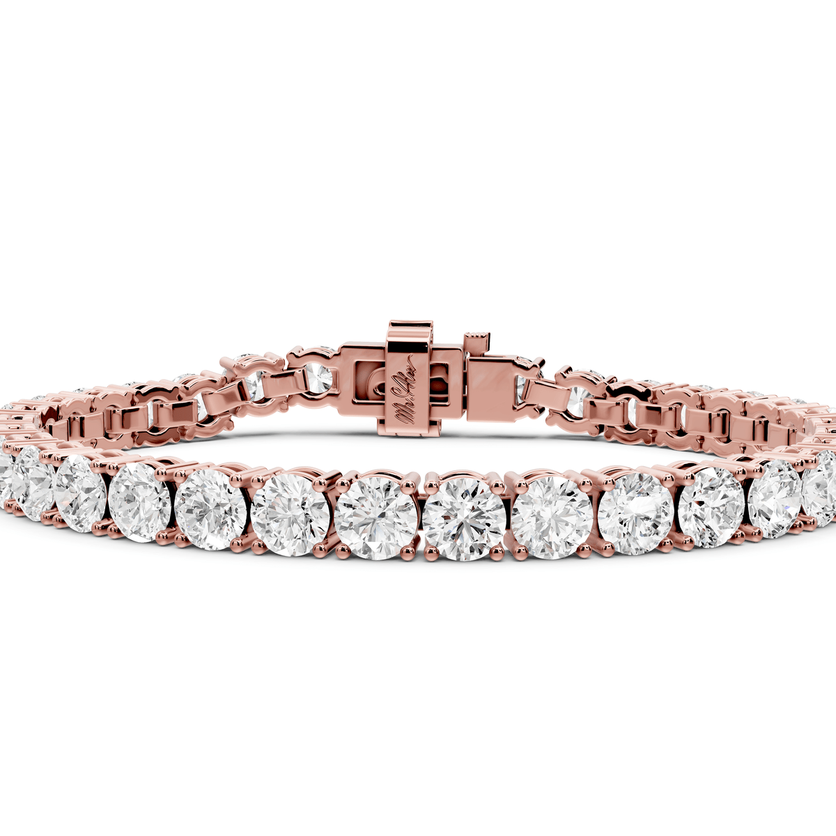 Clara Diamond Tennis Bracelet (5.5mm) – 14K Rose Gold - Mr. Alex Jewelry
