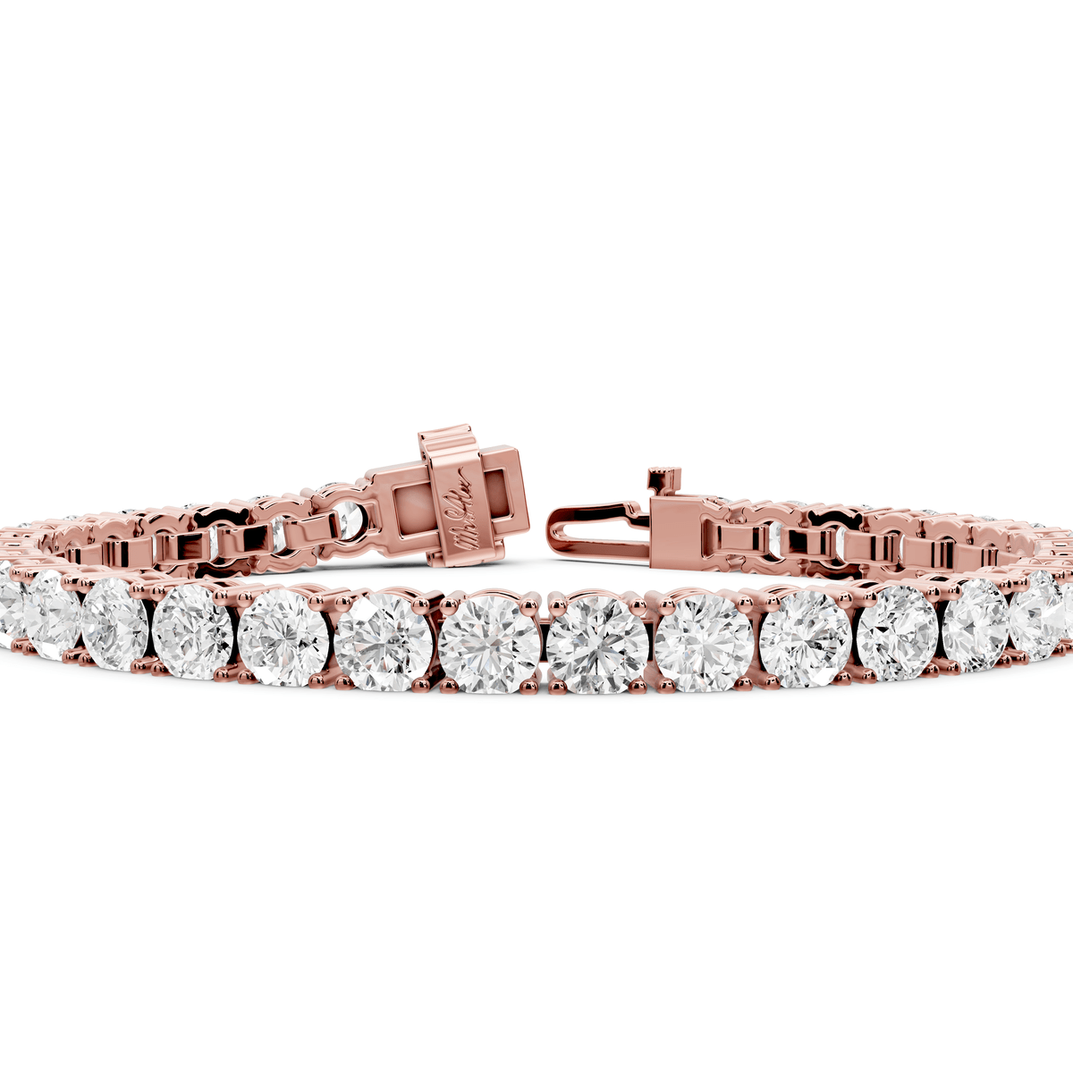 Clara Diamond Tennis Bracelet (5.5mm) – 14K Rose Gold - Mr. Alex Jewelry