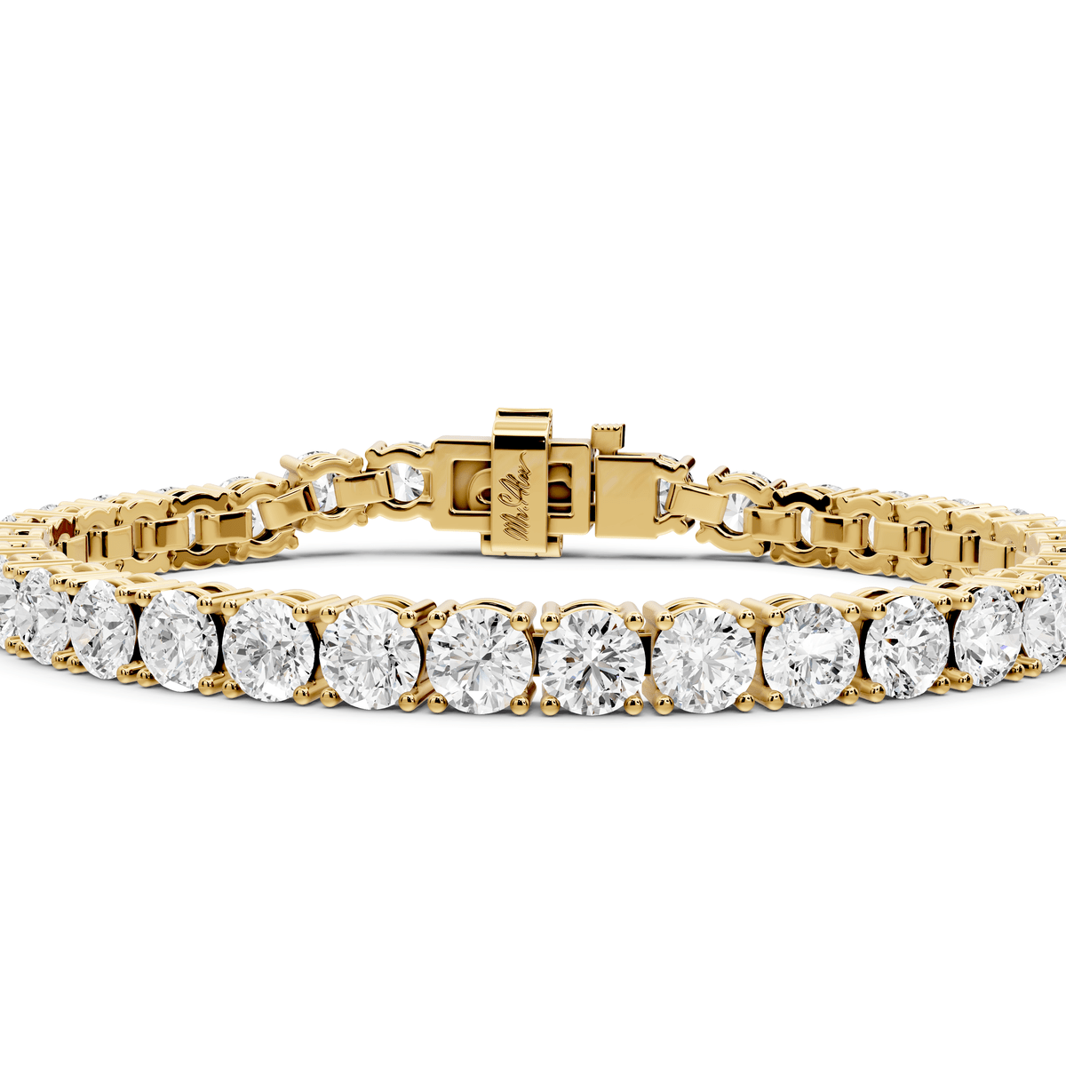 Clara Diamond Tennis Bracelet (5.5mm) – 14K Yellow Gold - Mr. Alex Jewelry