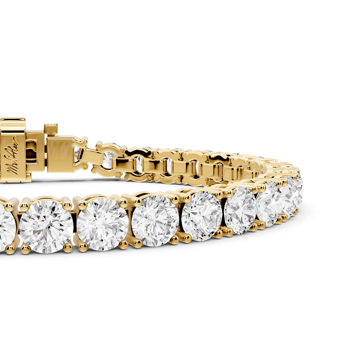 Clara Diamond Tennis Bracelet (5.5mm) – 14K Yellow Gold - Mr. Alex Jewelry