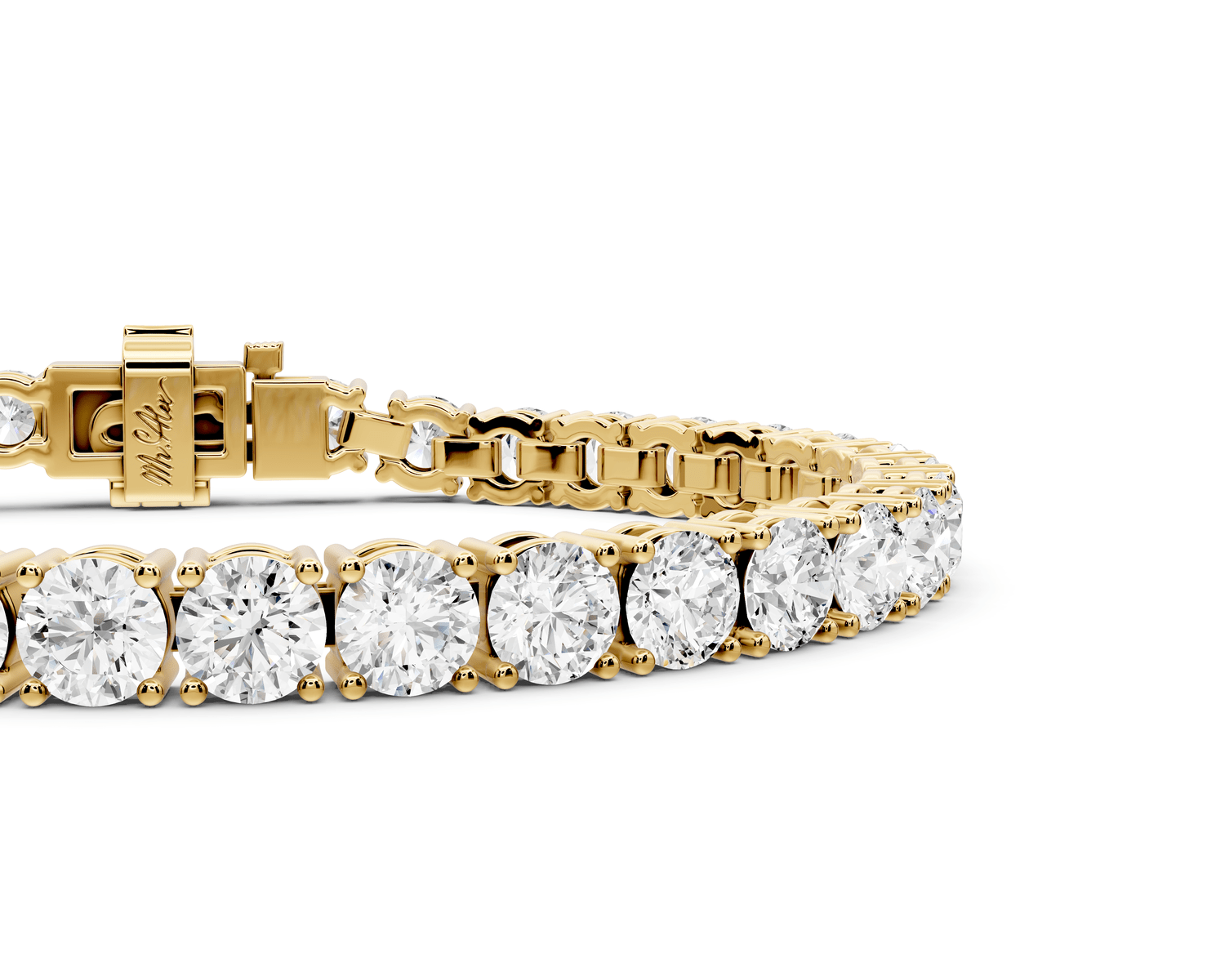 Clara Diamond Tennis Bracelet (5.5mm) – 14K Yellow Gold - Mr. Alex Jewelry