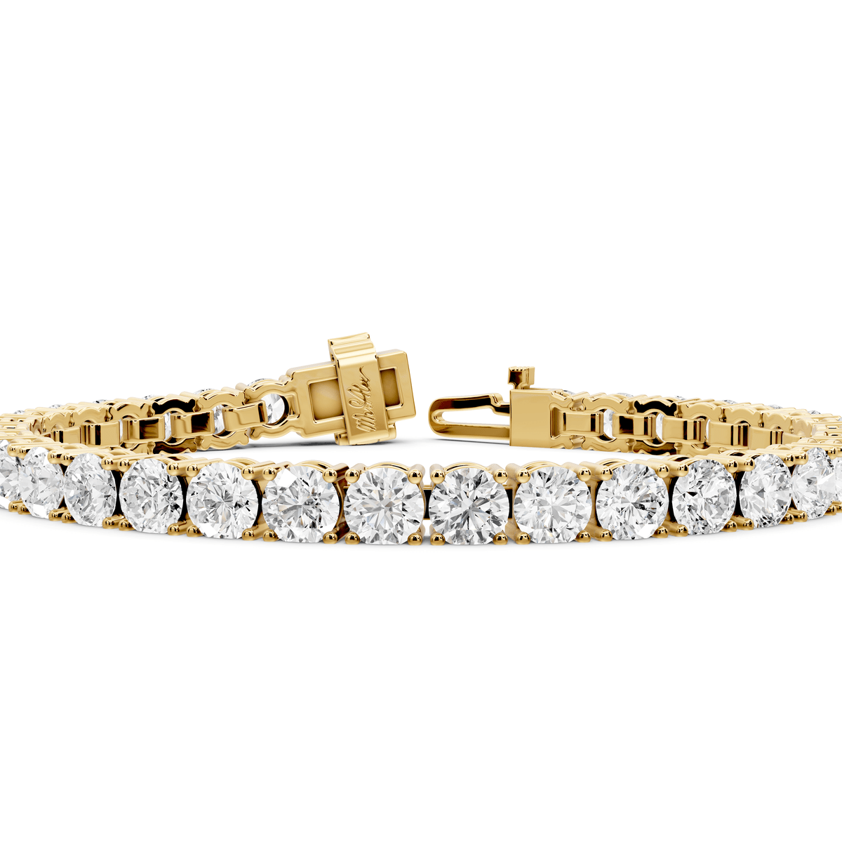 Clara Diamond Tennis Bracelet (5.5mm) – 14K Yellow Gold - Mr. Alex Jewelry