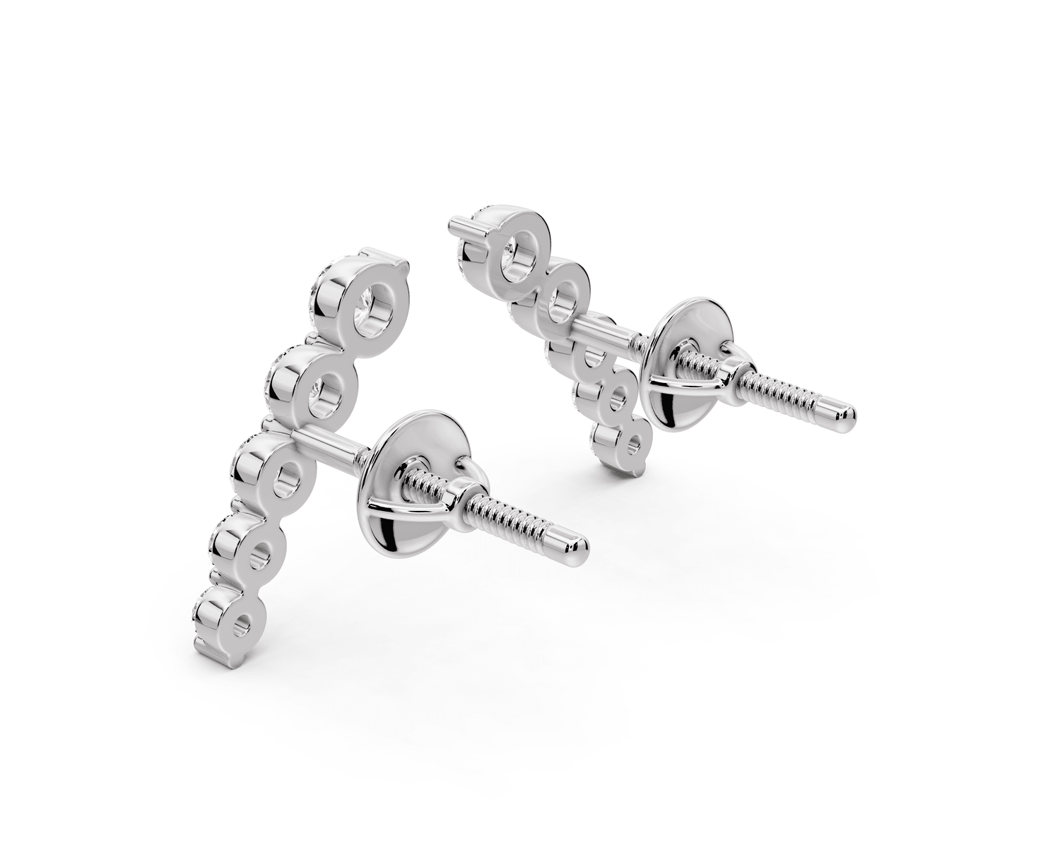 Daphne Earrings White Gold - Mr. Alex Jewelry