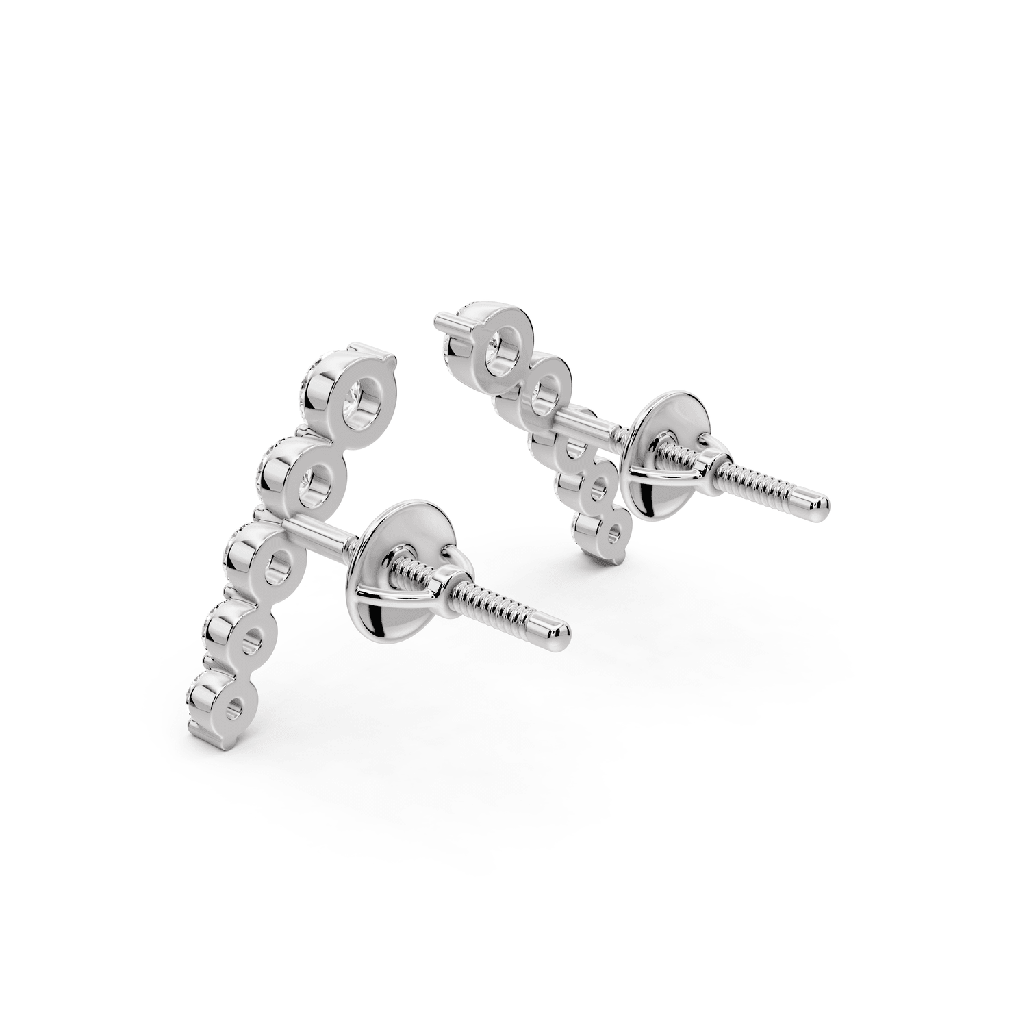 Daphne Earrings White Gold - Mr. Alex Jewelry