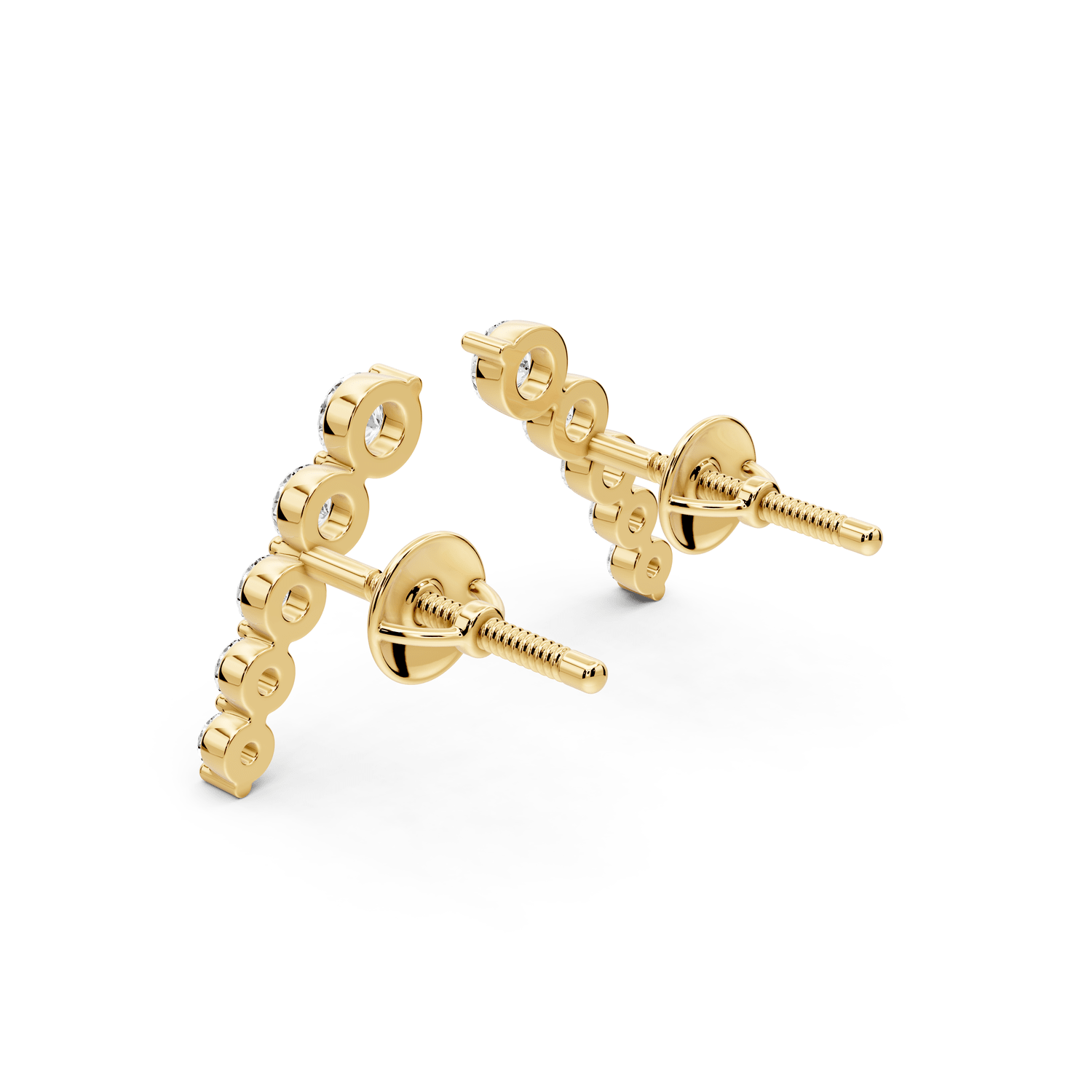 Daphne Earrings Yellow Gold - Mr. Alex Jewelry
