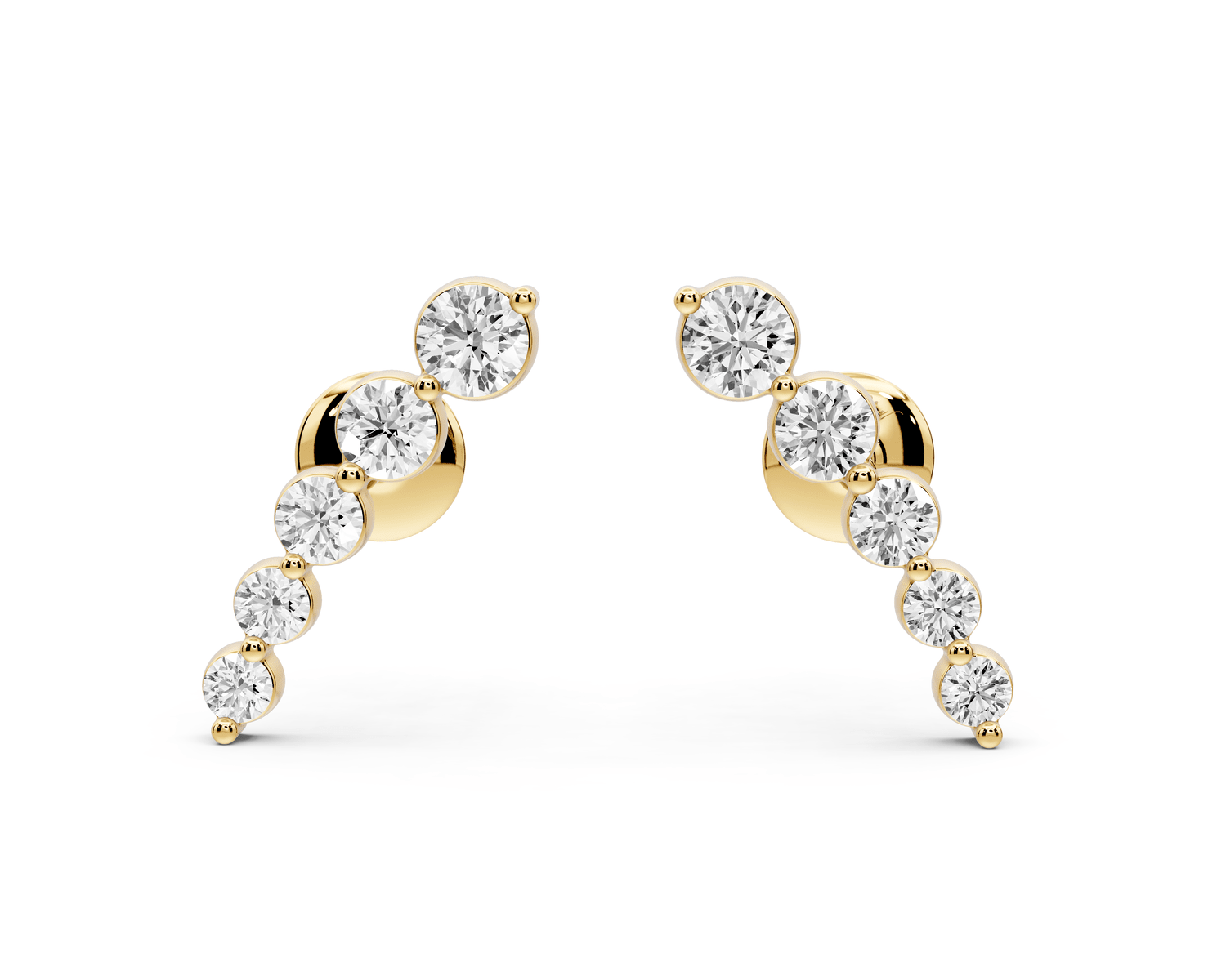 Daphne Earrings Yellow Gold - Mr. Alex Jewelry