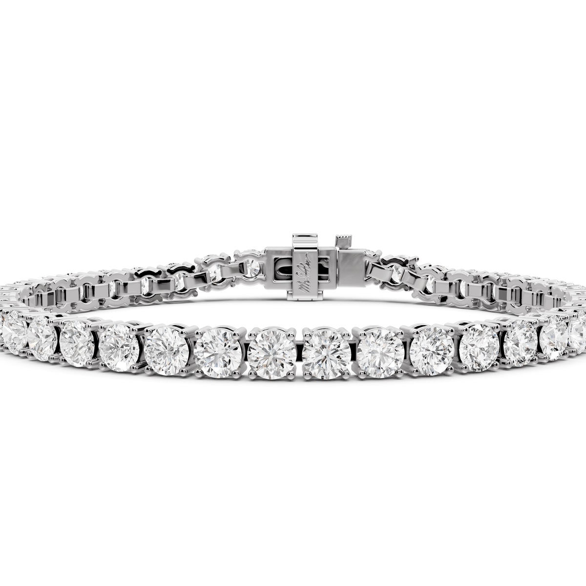 Eliza Diamond Tennis Bracelet (4.5mm) – 14K White Gold - Mr. Alex Jewelry