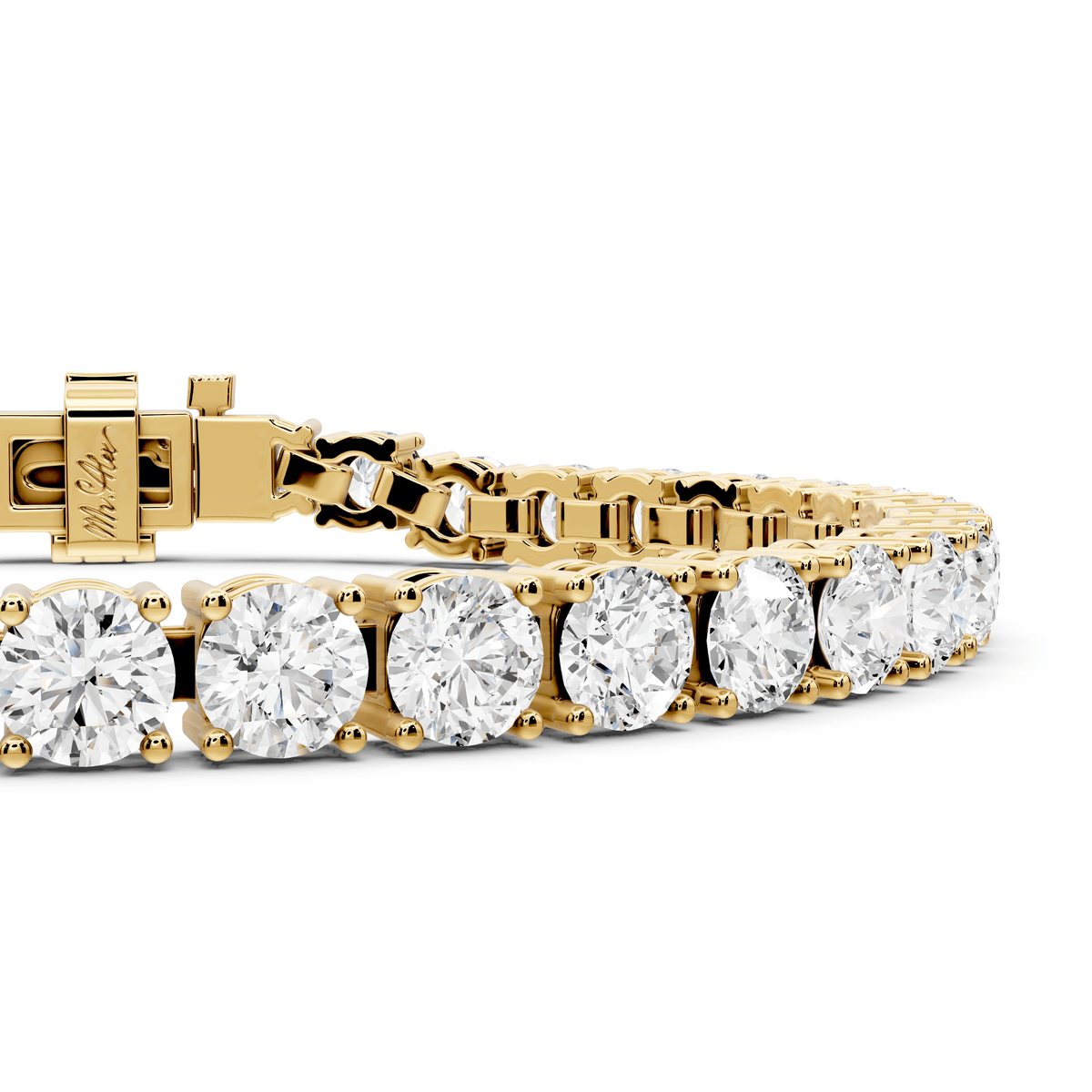 Eliza Diamond Tennis Bracelet (4.5mm) – 14K Yellow Gold - Mr. Alex Jewelry