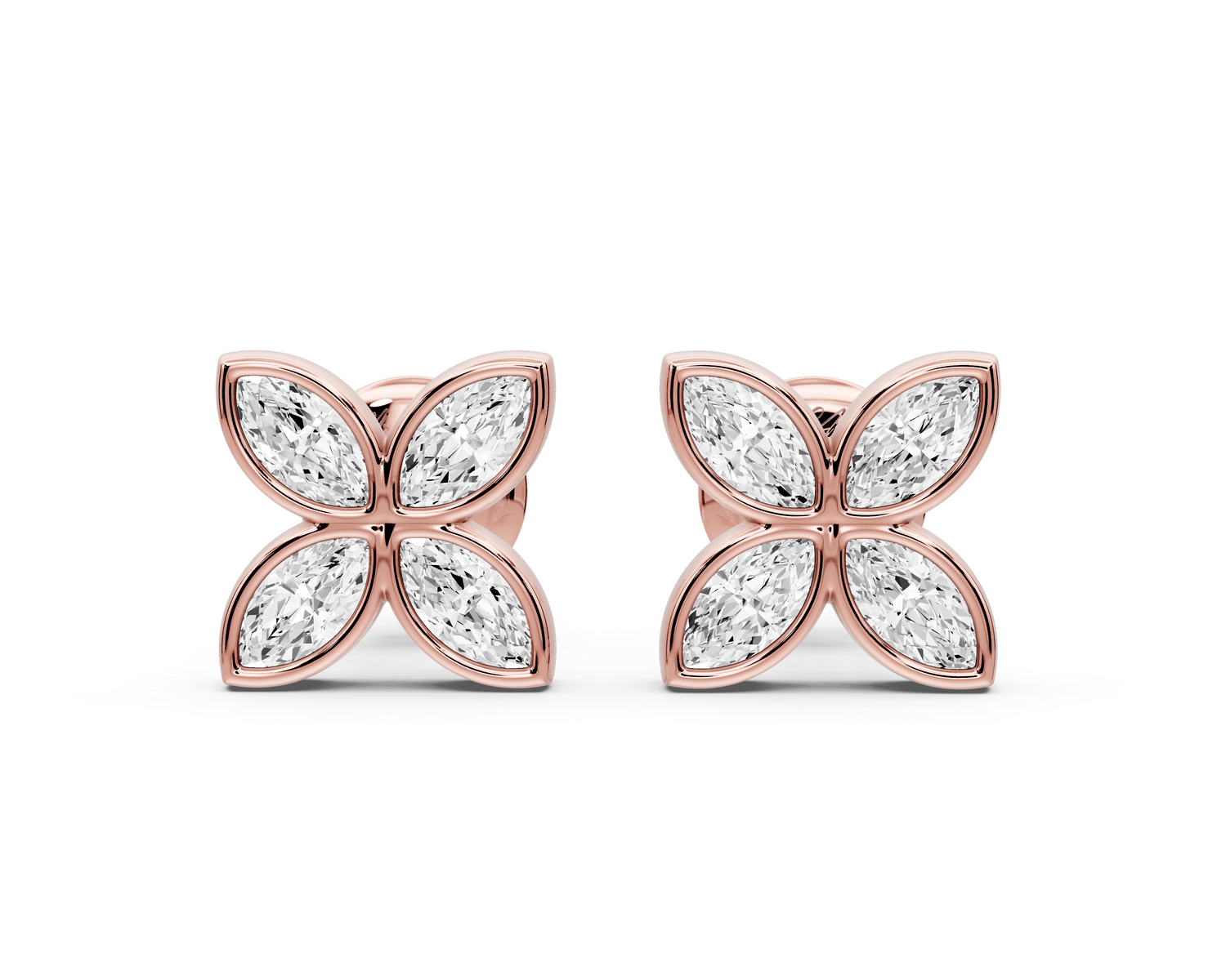 Elle Earrings Rose Gold - Mr. Alex Jewelry