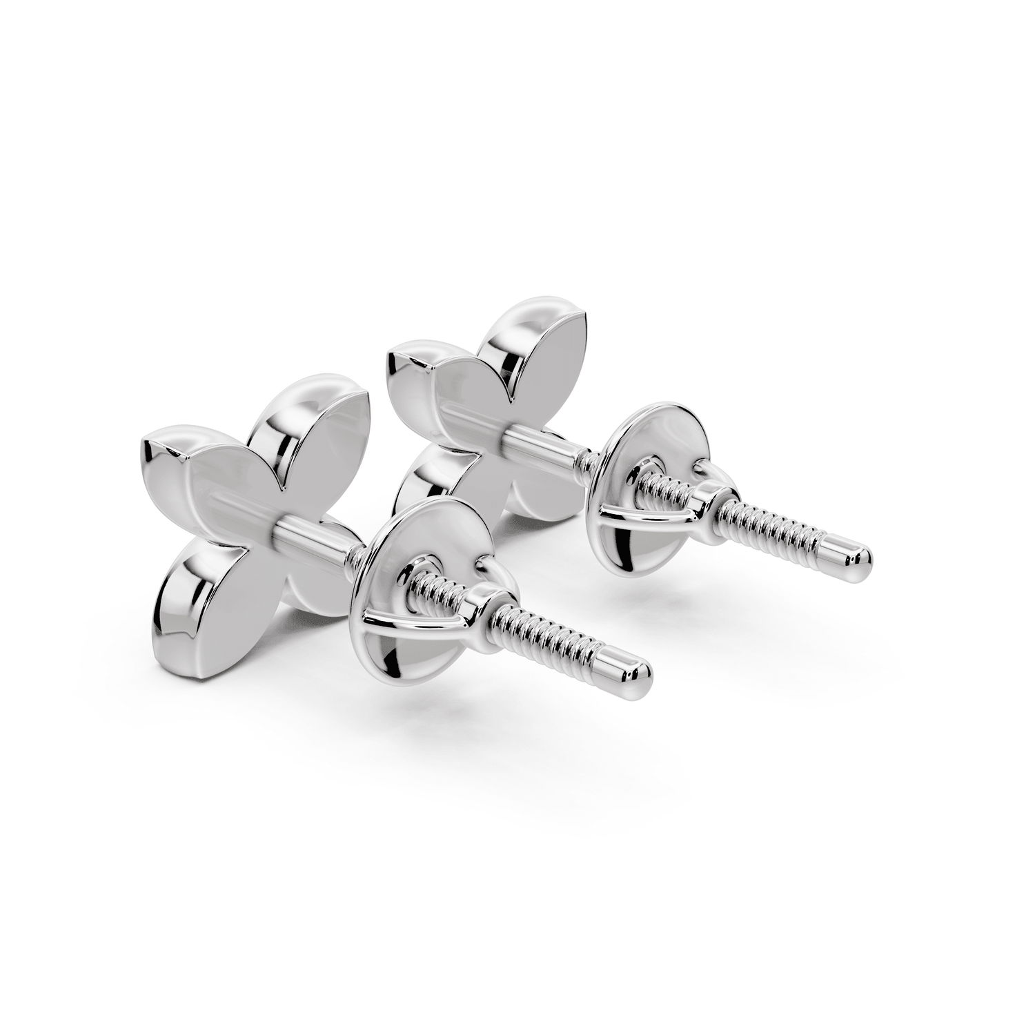 Elle Earrings White Gold - Mr. Alex Jewelry