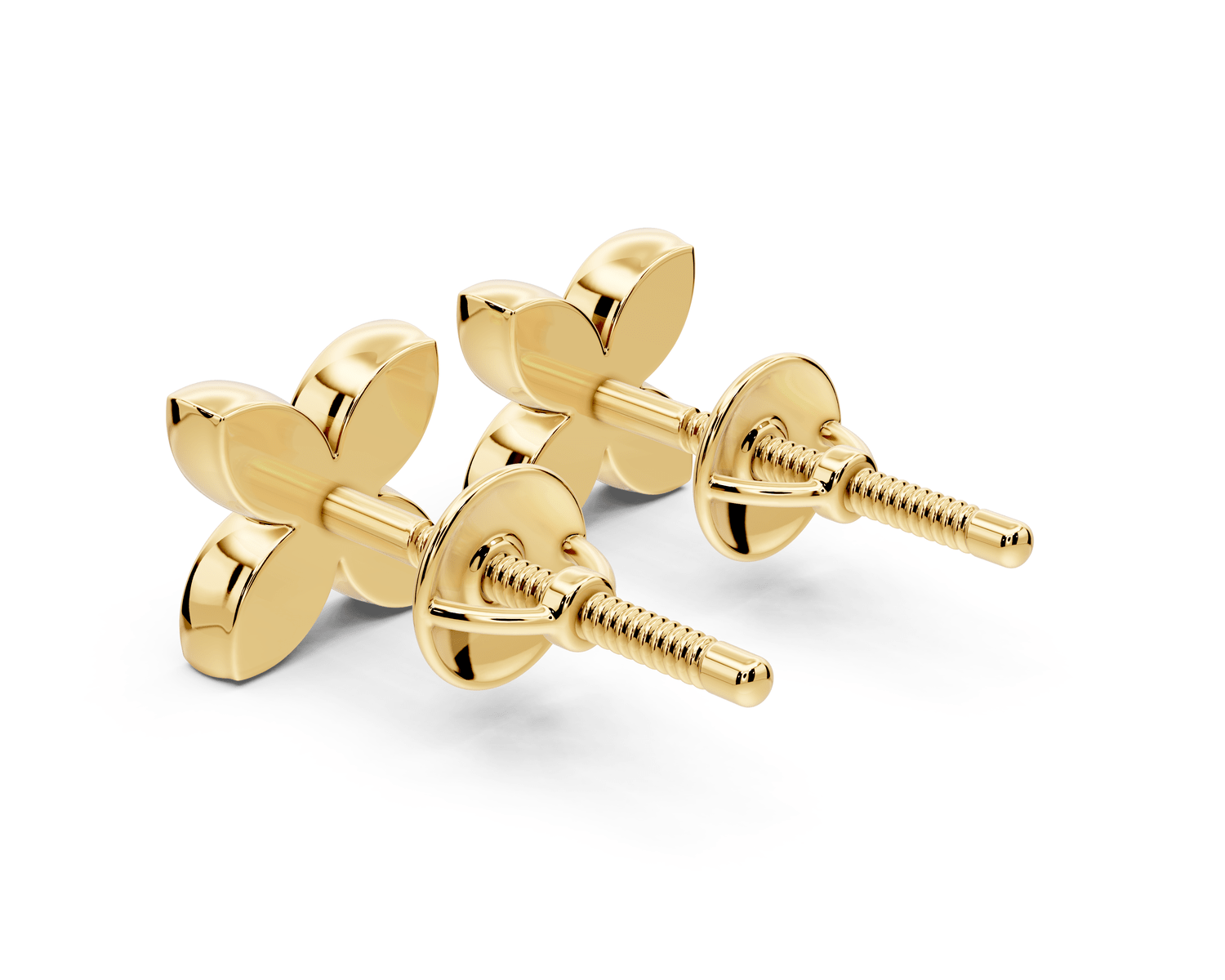 Elle Earrings Yellow Gold - Mr. Alex Jewelry