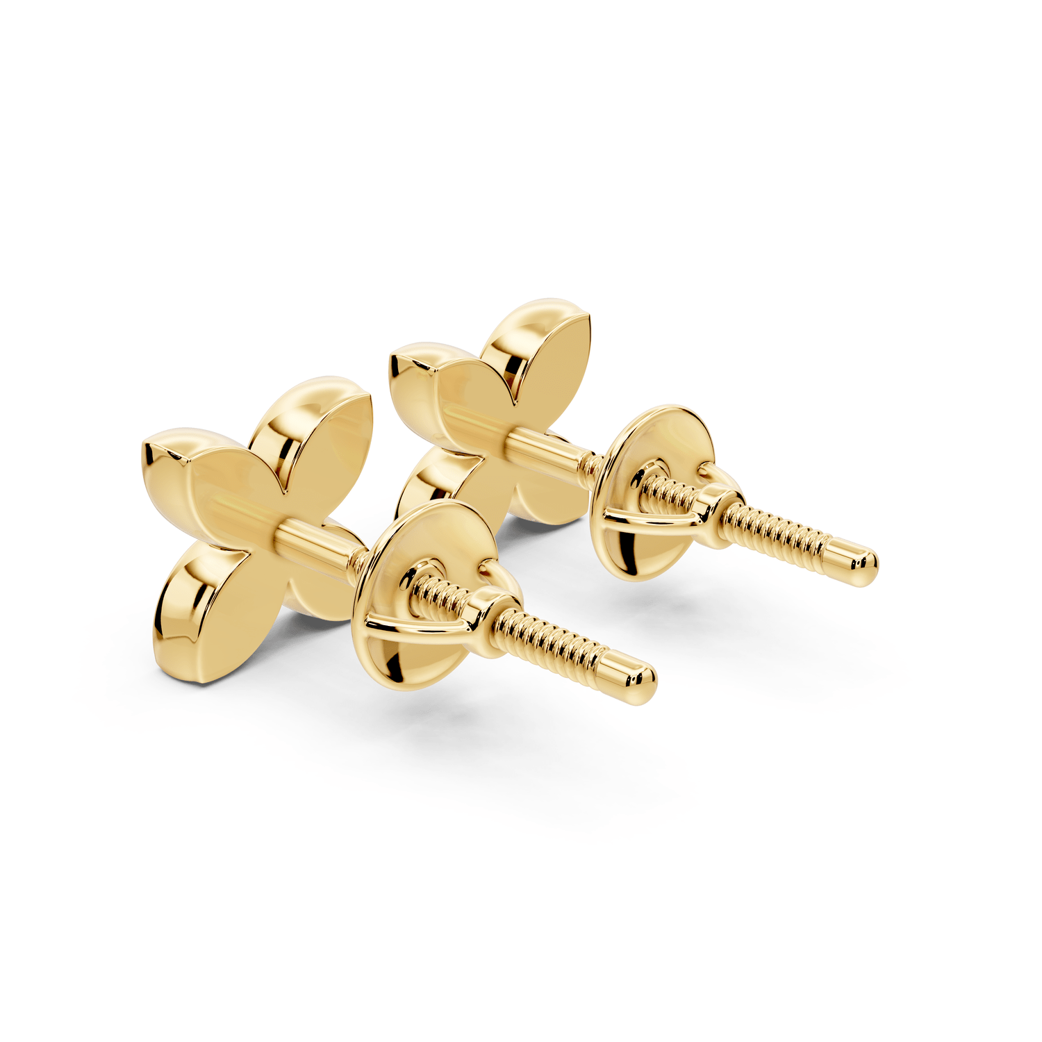 Elle Earrings Yellow Gold - Mr. Alex Jewelry