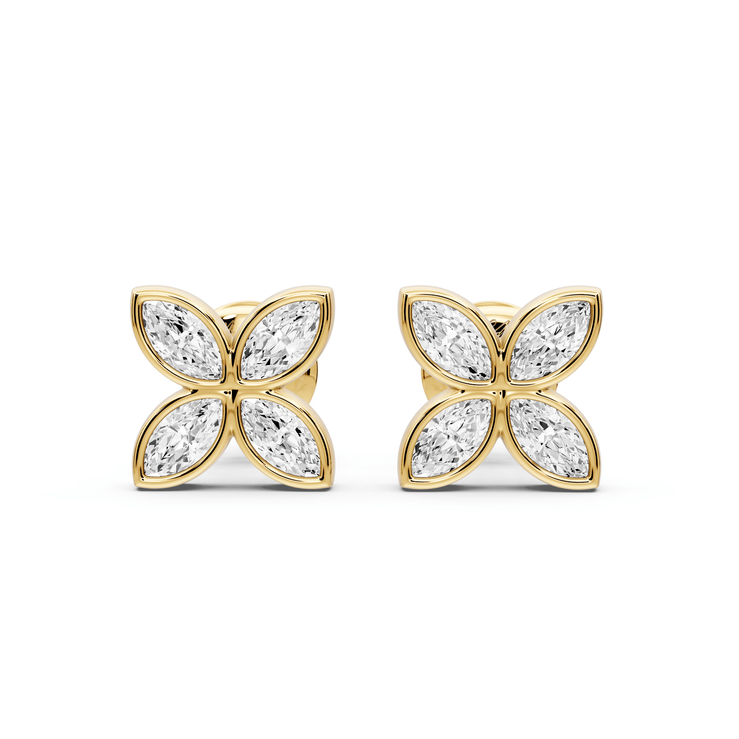 Elle Earrings Yellow Gold - Mr. Alex Jewelry