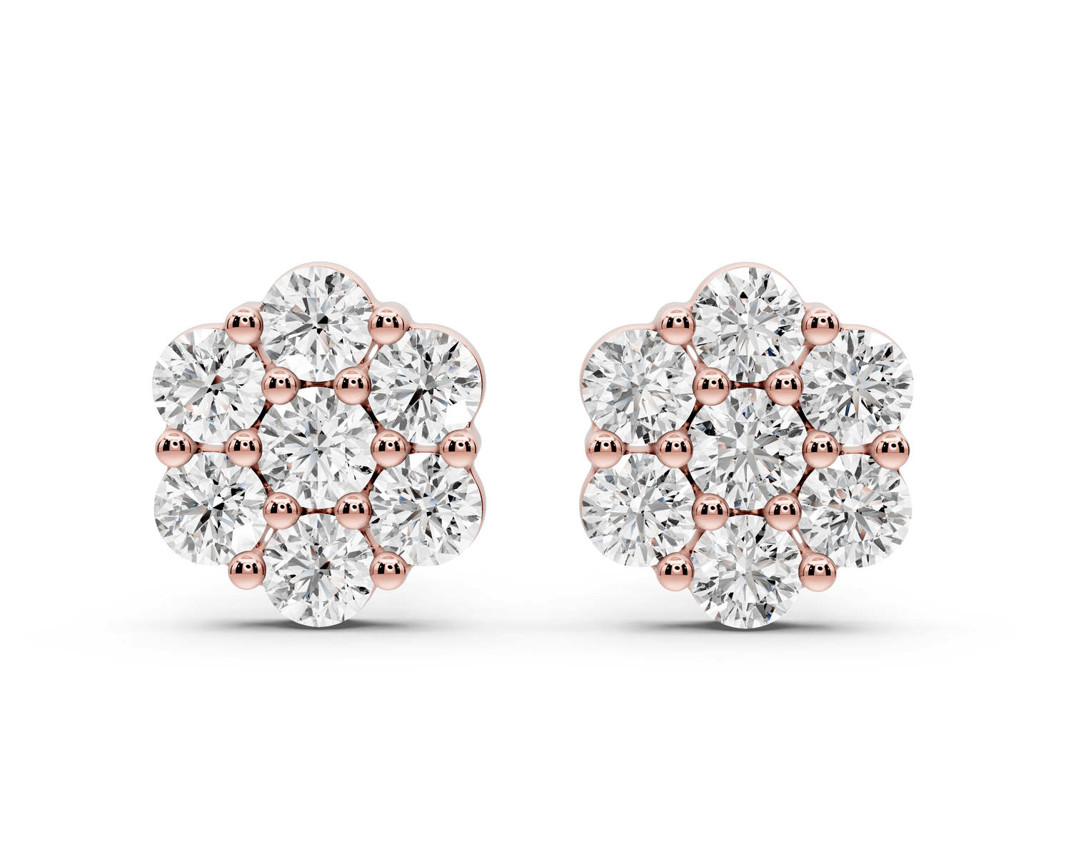 Eva Earrings Rose Gold - Mr. Alex Jewelry