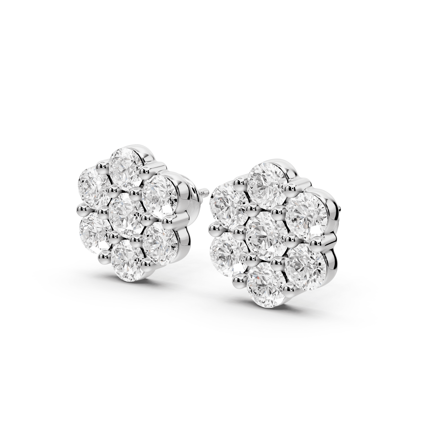 Eva Earrings White Gold - Mr. Alex Jewelry