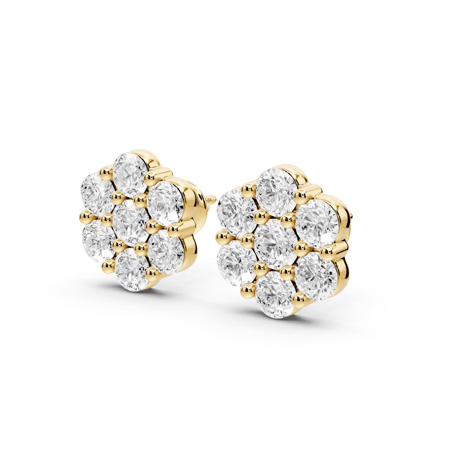 Eva Earrings Yellow Gold - Mr. Alex Jewelry