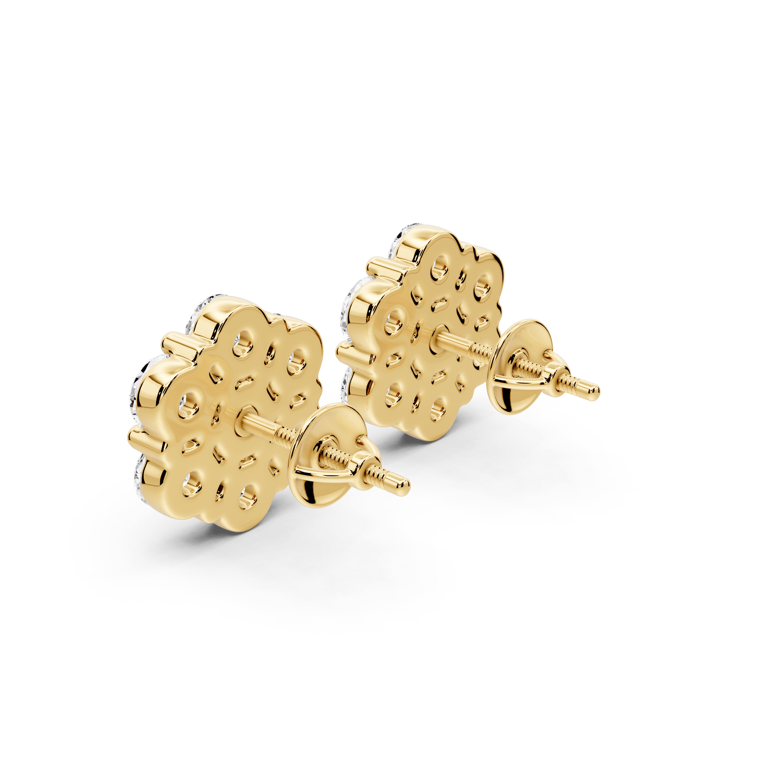 Eva Earrings Yellow Gold - Mr. Alex Jewelry