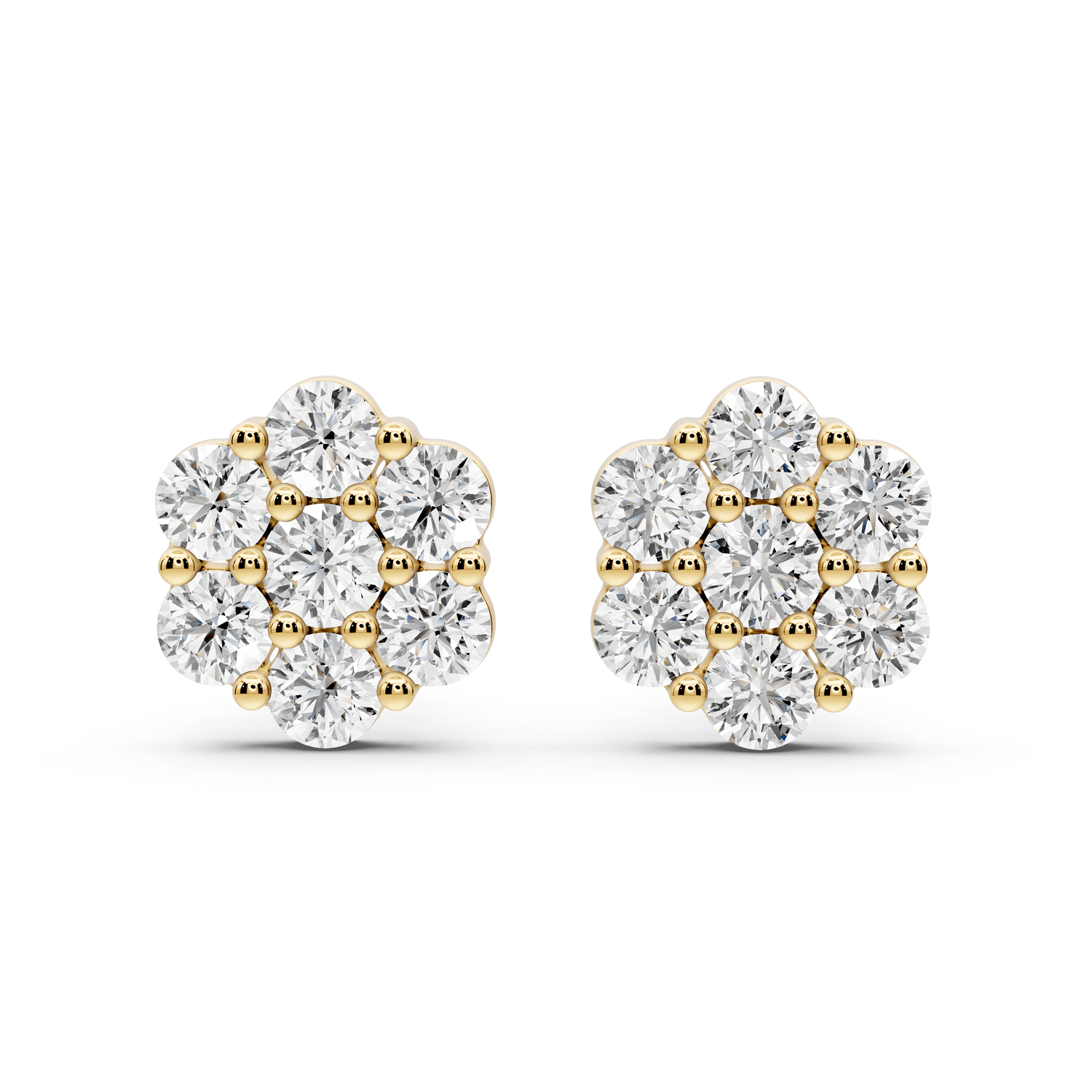 Eva Earrings Yellow Gold - Mr. Alex Jewelry