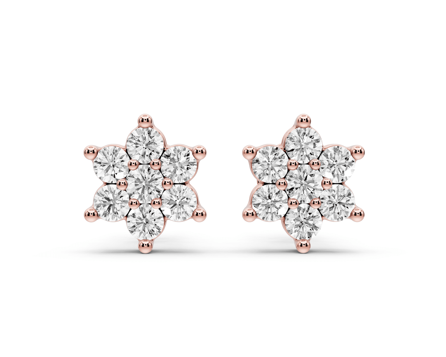 Gemma Earrings Rose Gold - Mr. Alex Jewelry